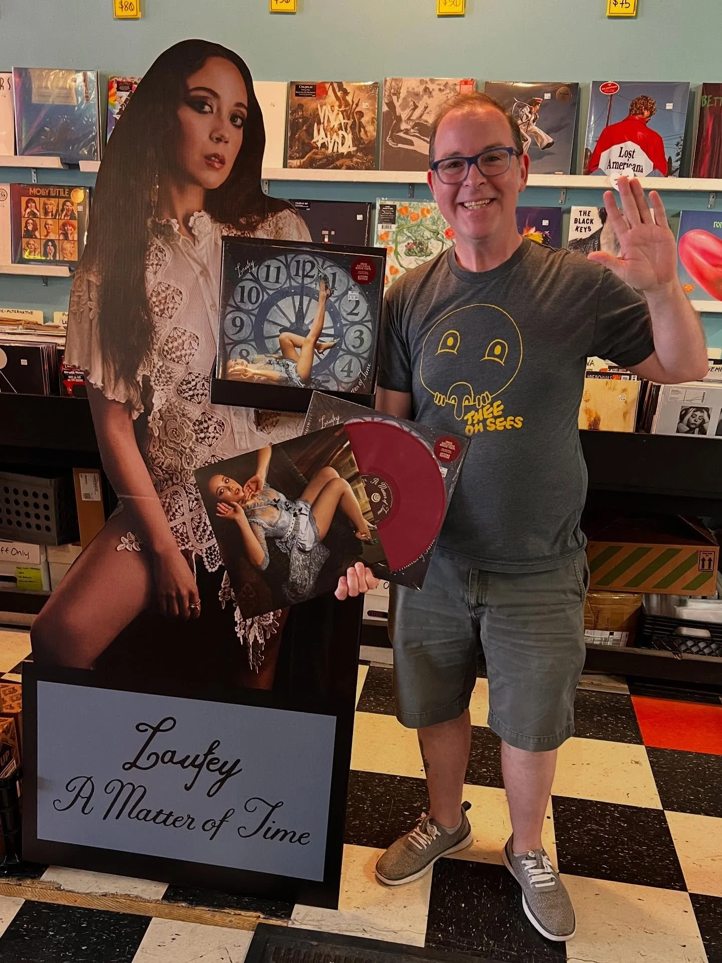 Happy New Release Friday music fam! Its a BIG release day! New @deftones out today on indie and standard vinyl and CD with listening party fun at 5:30! Plus gorgeous color vinyl editions from @laufey @jonbatiste #macdemarco superchunk , anniversary e