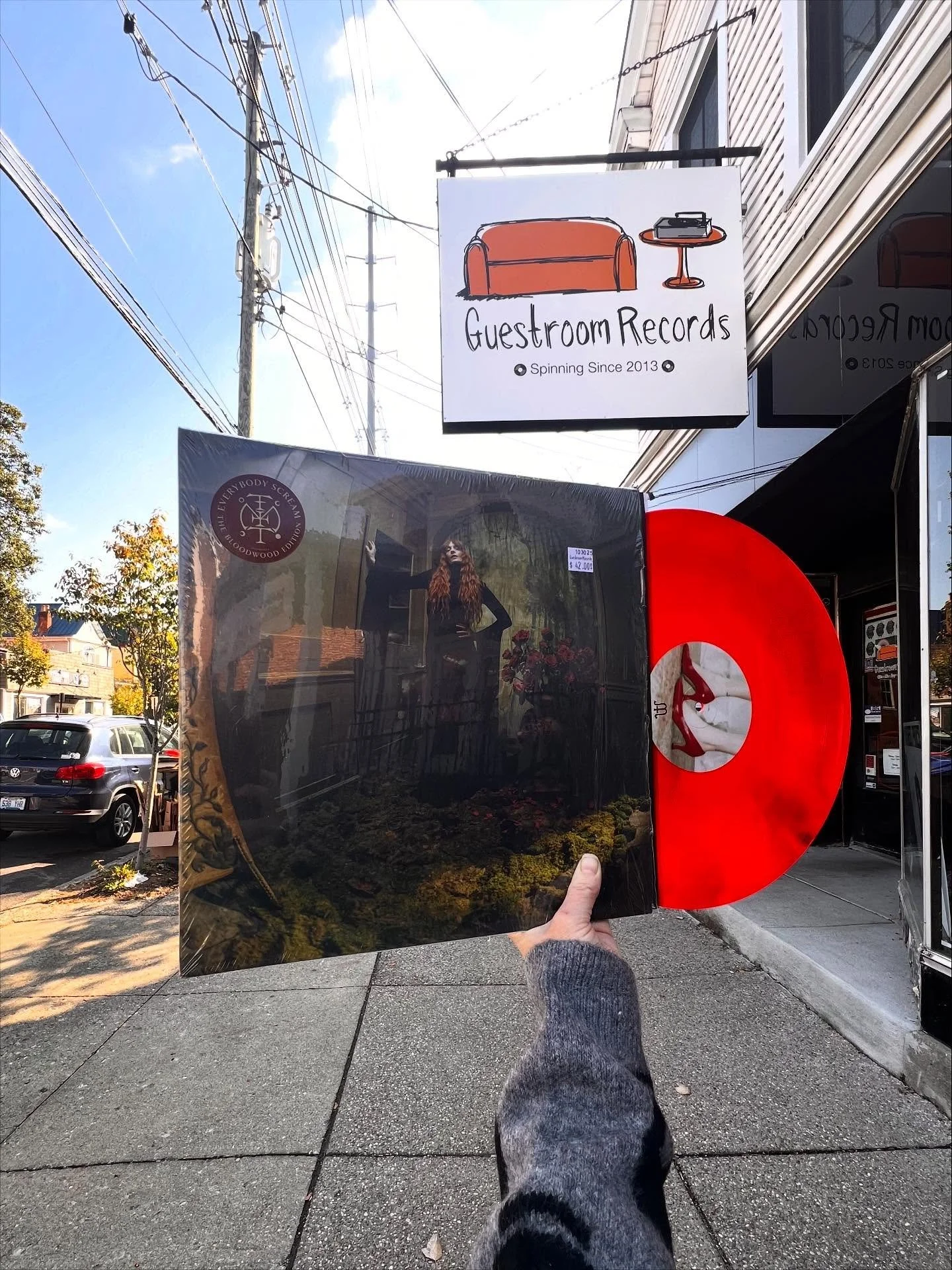 Happy 🧛🏻&zwj;♀️ Halloween 💀New Release Friday! 🖤New @florenceandthemachine @feliciathegoat @neworderofficial and @depechemode reissues @twilight soundtracks and more. We love Halloween so much ovwr here, that we dressed up like today&rsquo;s rele