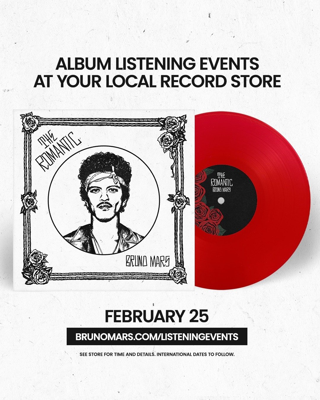 🚨🚨🚨 LISTENING PARTY ALERT 🚨🚨🚨

We're back at it! Wednesday, February 25th we're celebrating the release of Bruno's new album "The Romantic" at our HIGHLANDS location! We'll be playing the new album early, handing out some sweet giveaw