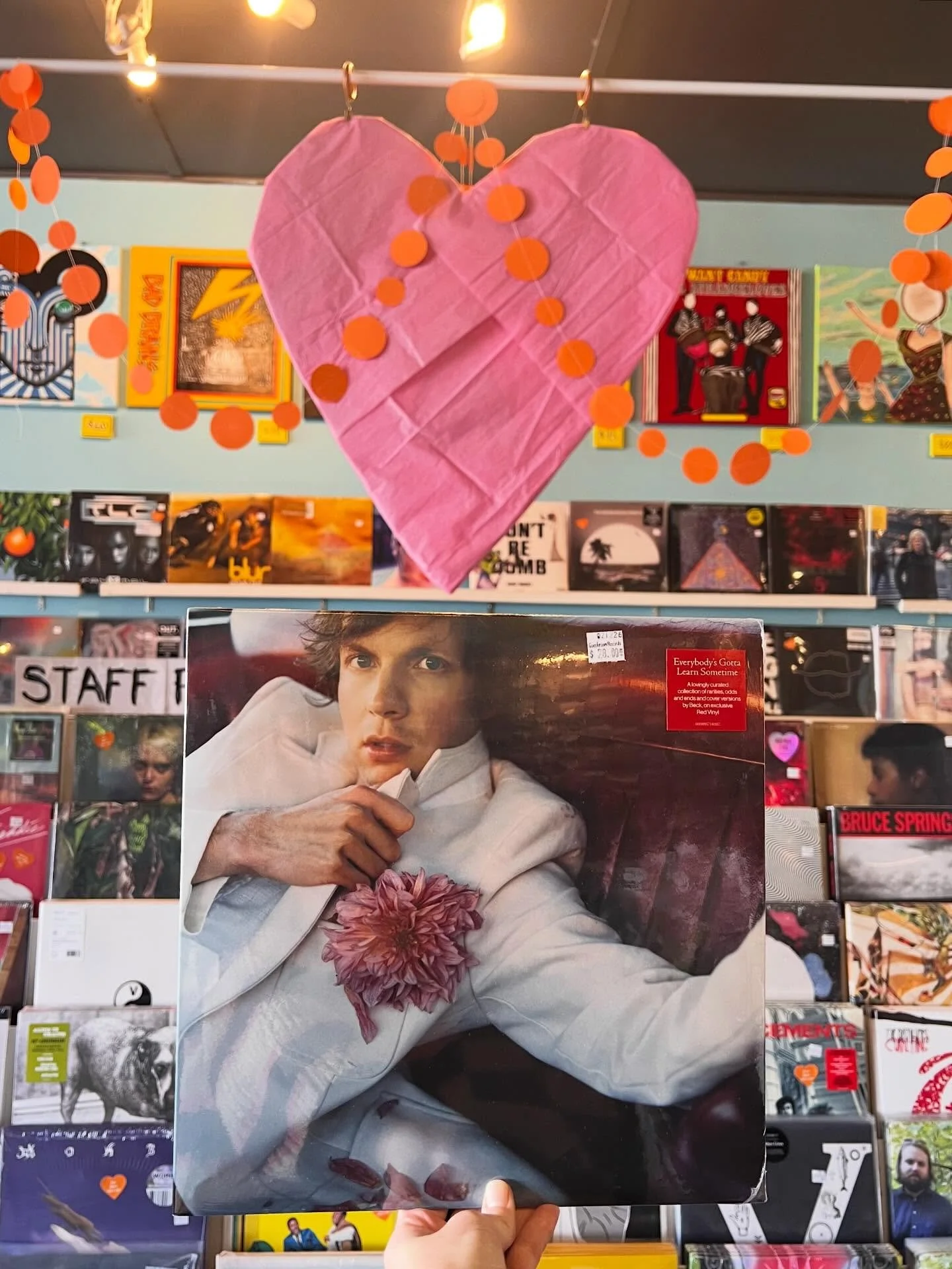 Welcome to the weekend and happy valentine&rsquo;s daze to all! 🧡💗🖤 New releases today from @beck &mdash;Everybody&rsquo;s Gotta Learn Sometime is filled with swoonworthy rarities and love inspired covers for ballad lovers! Plus @charli_xcx #wuthe