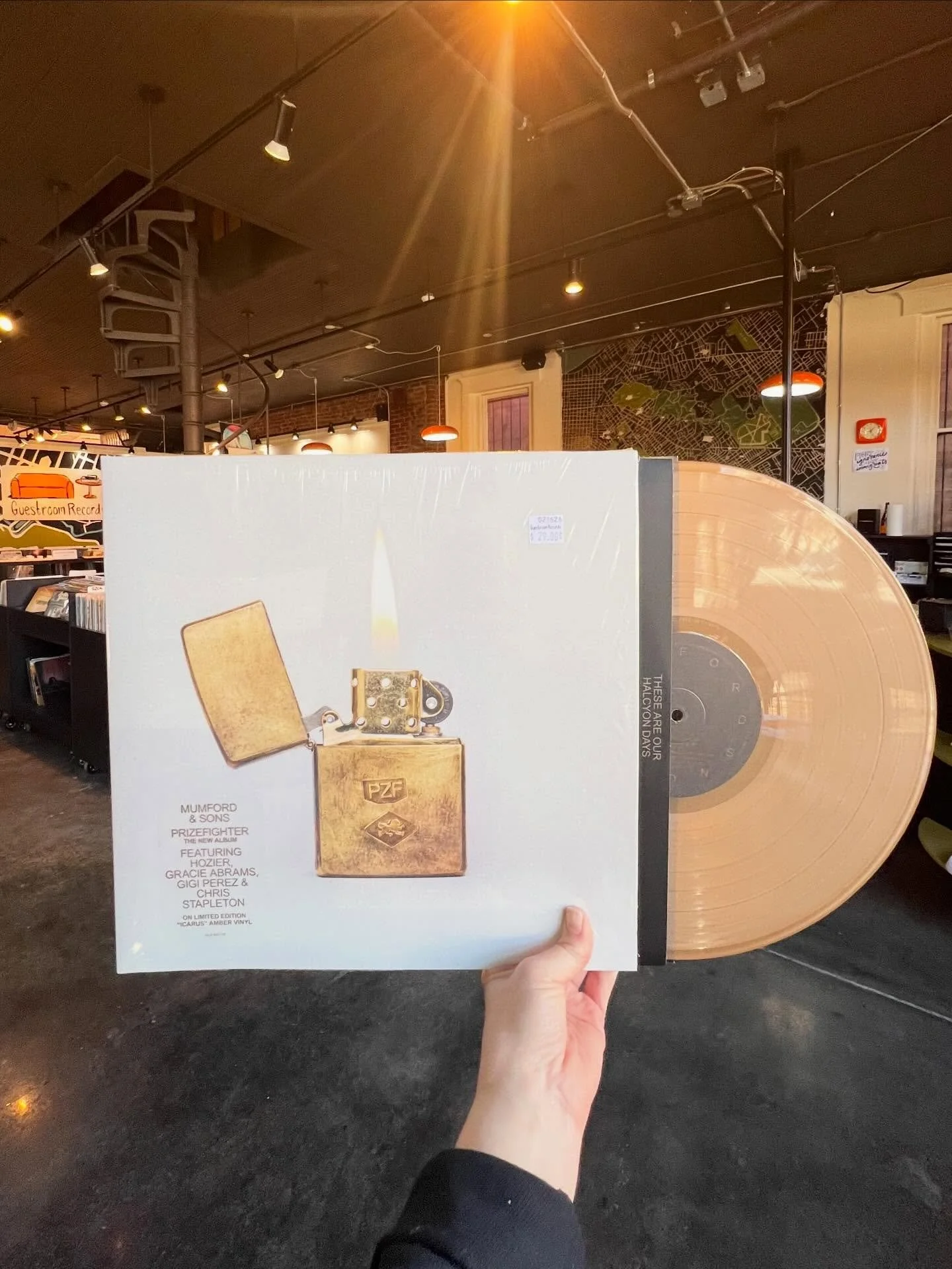 ☀️Happy Friday All! ☀️ Sun&rsquo;s out 💪&rsquo;s out on the new release wall at both locations today! New releases and reissues today from @mumfordandsons (slipmats in the highlands whilr they last!) @jheneaiko @georgemofficial @clipse @hilaryduff @