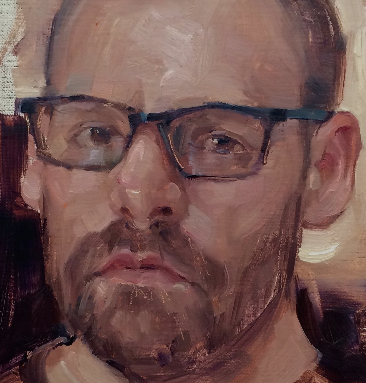Self Portrait During a Power Cut (detail)