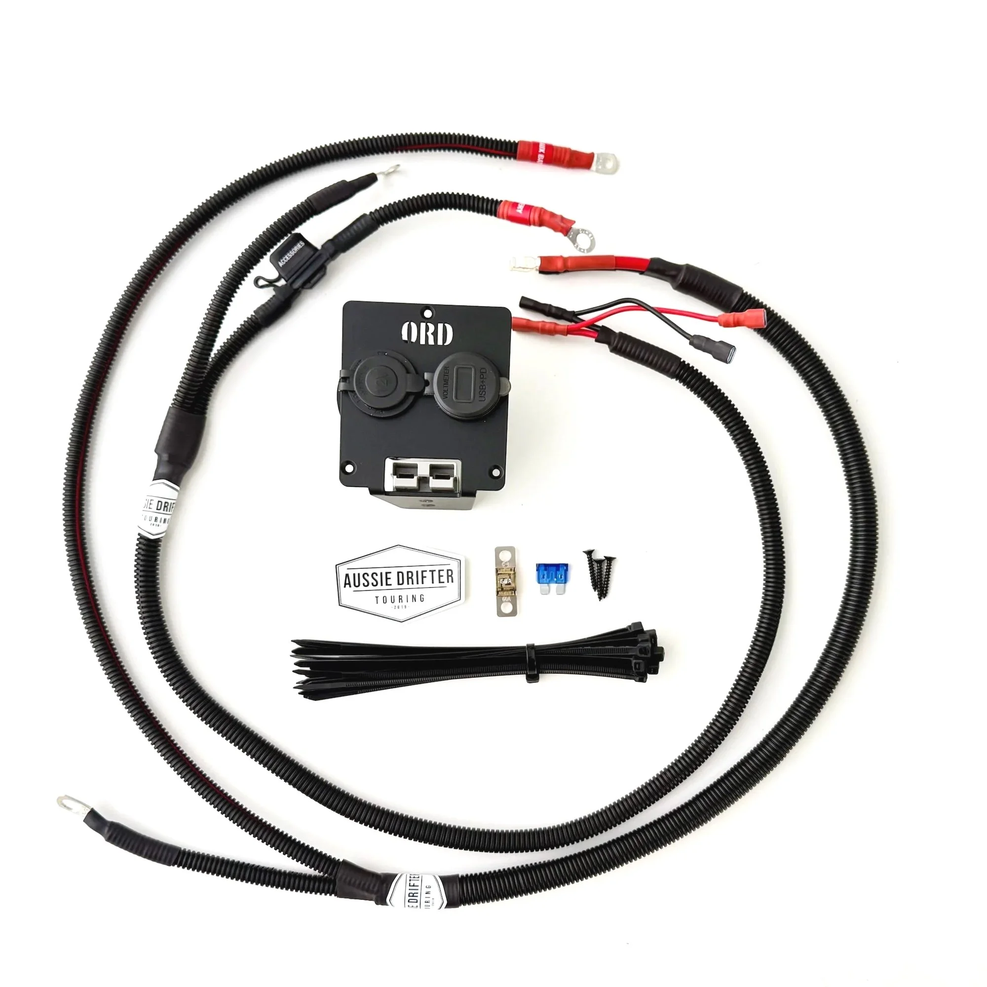 250 Prado accessory harness to be installed with Aussiedrifter Touring Redarc dual battery kit