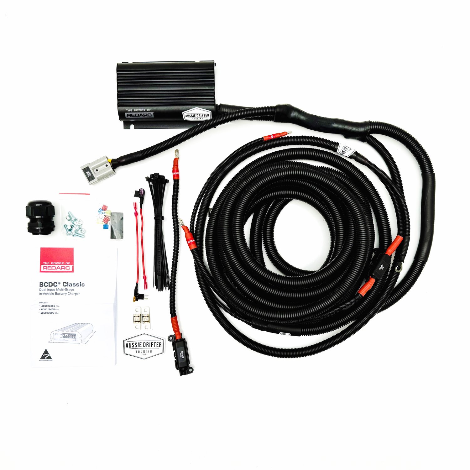 Universal classic Redarc bcdc dual battery kit