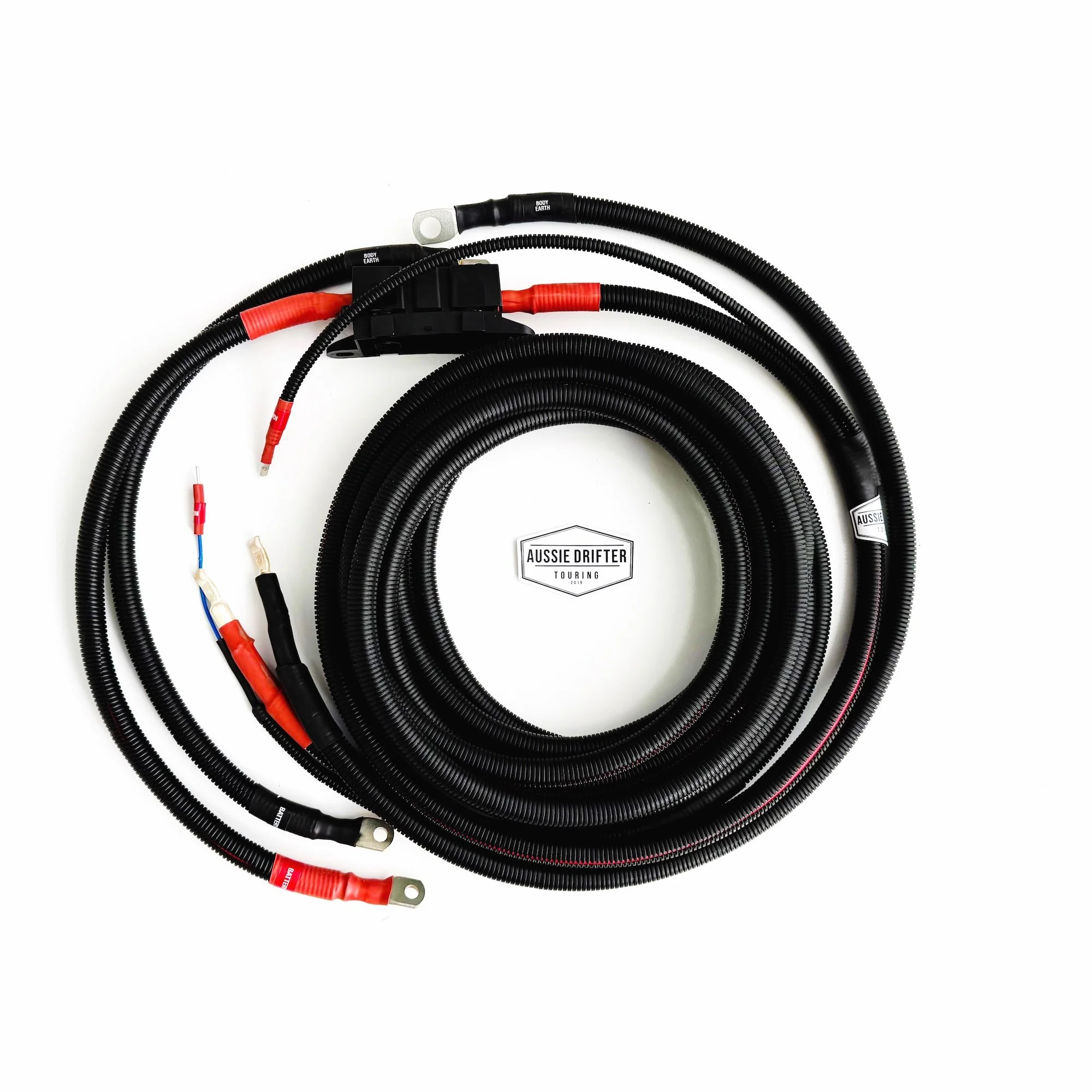 High current 120amp Anderson diy kit with ignition wire for 100amp DCDC chargers in caravan and campers