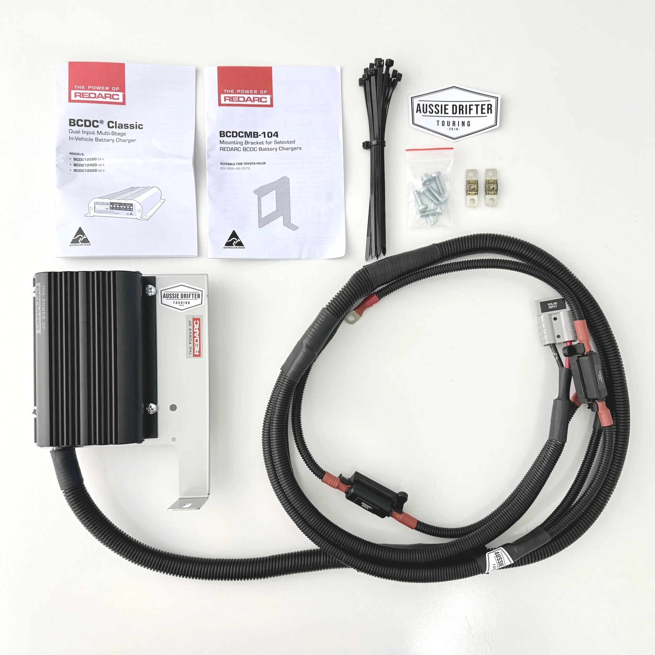 HiluxN70 redarc classic bcdc charger dual battery diy  kit