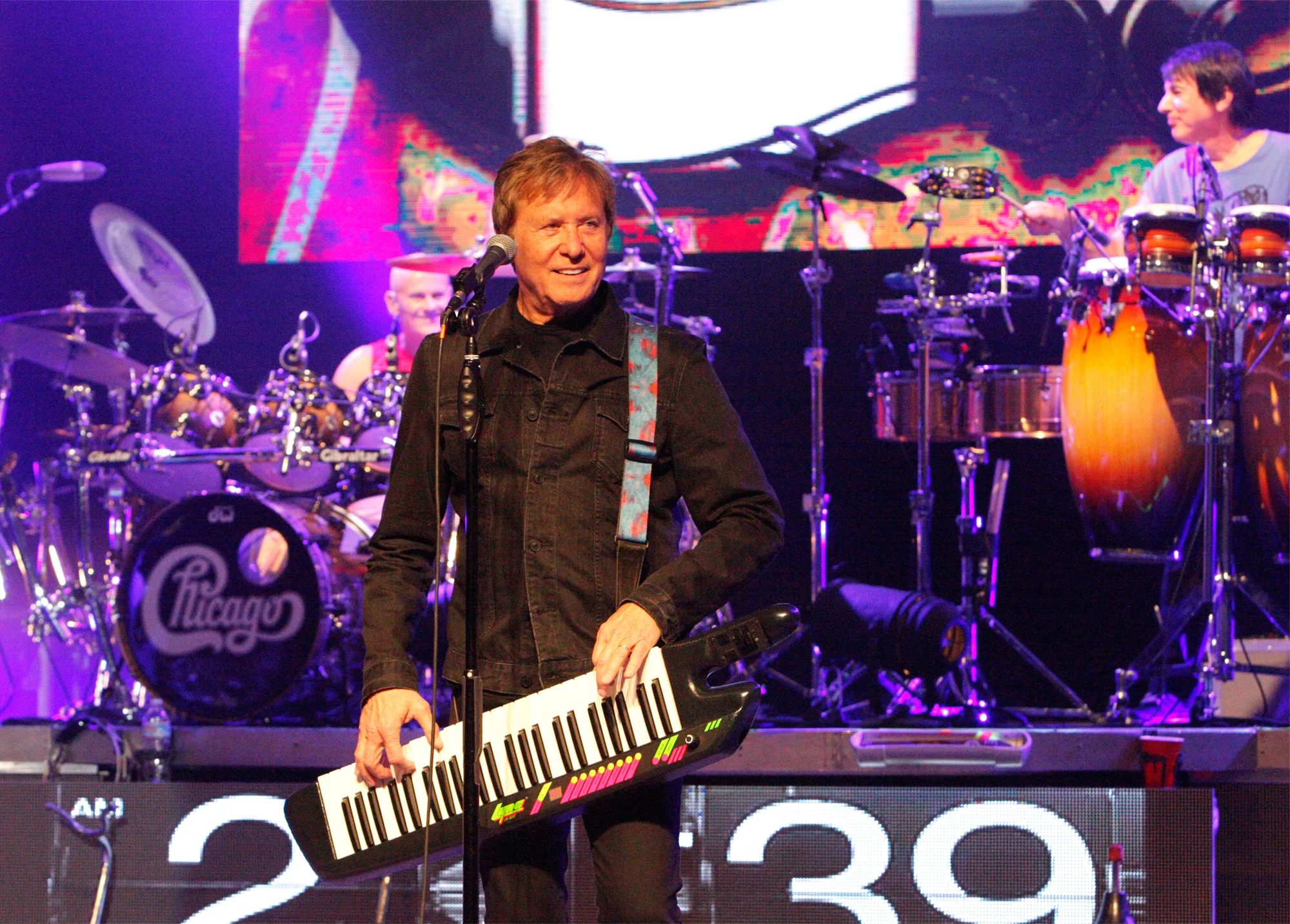 Photo of Robert Lamm from the band Chicago This photo was selected to be published in a book about the band.