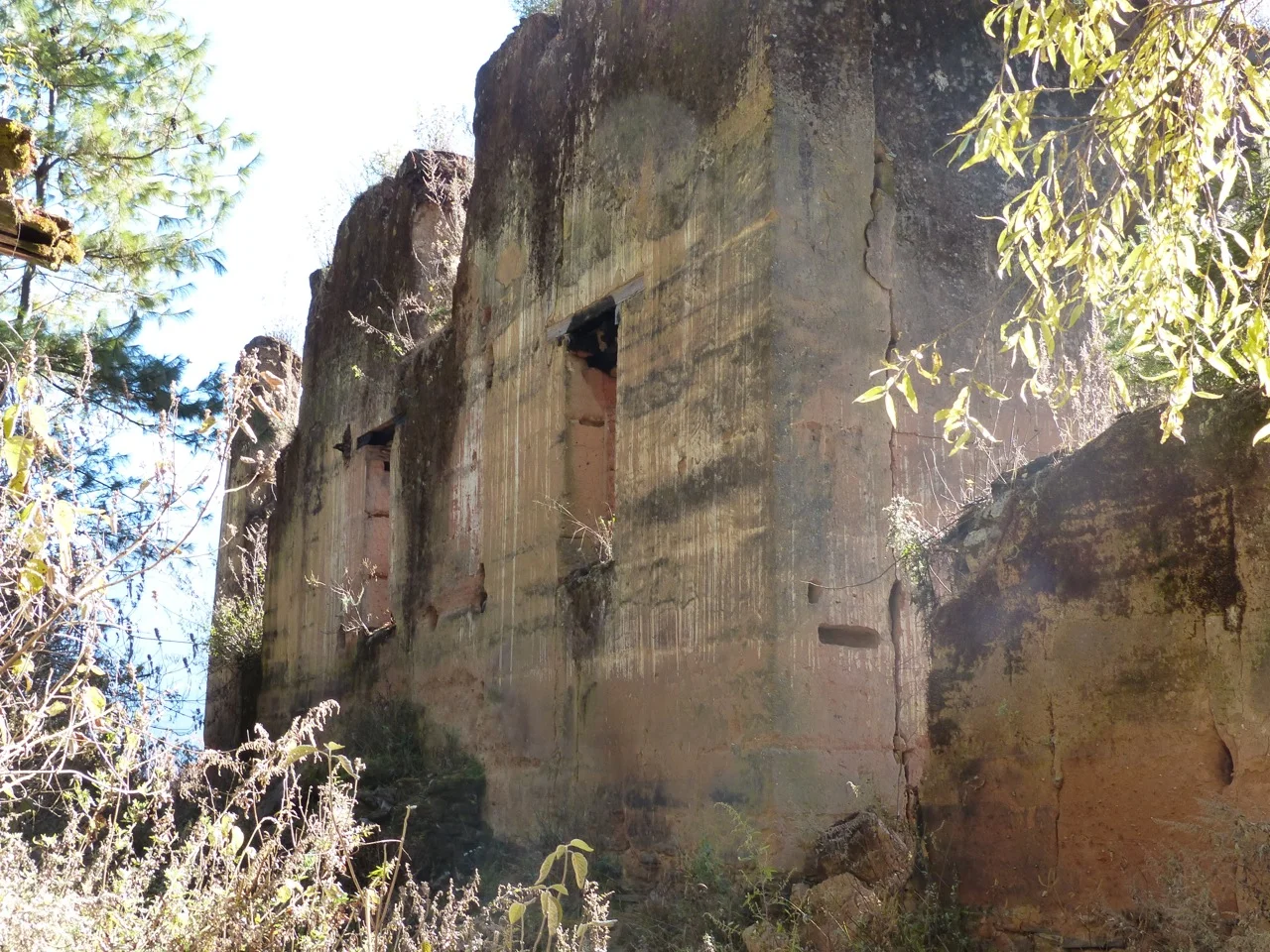 Abandoned temple near our lodge