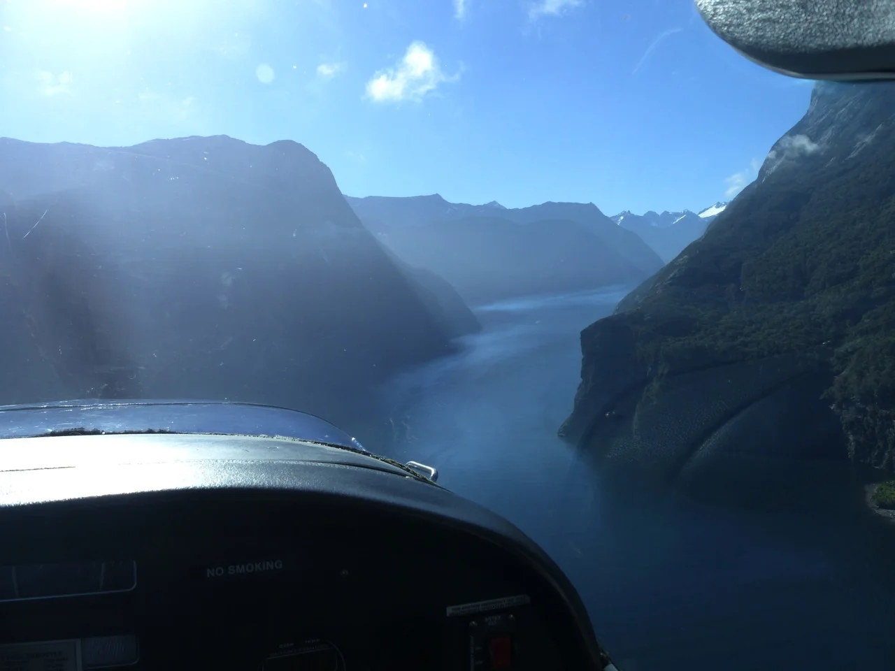 Navigating through the cliffs...