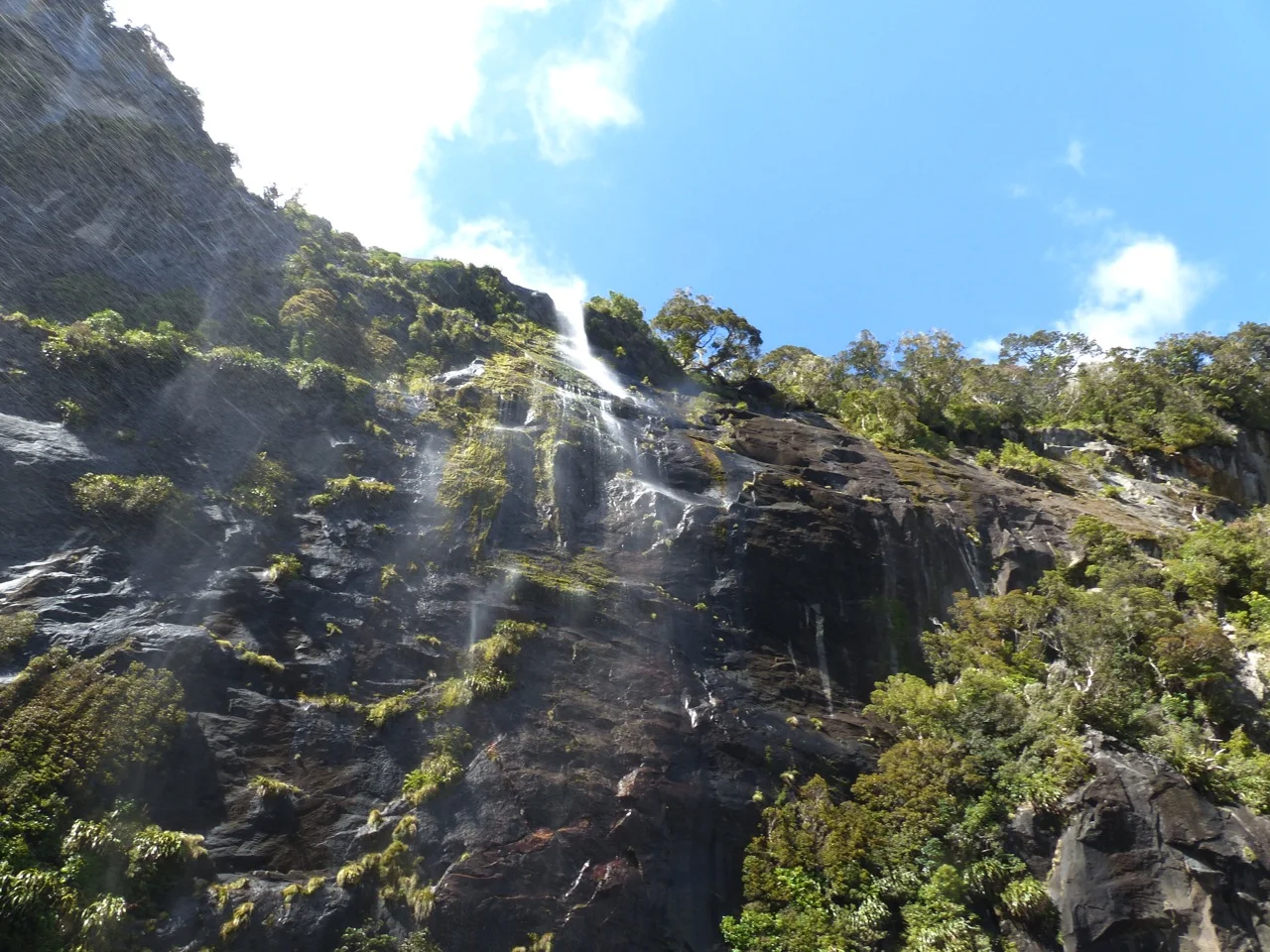with even more imposing cliffs...