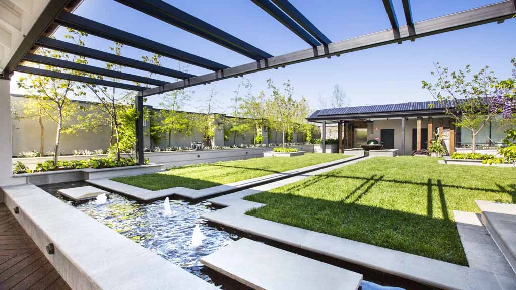 The Block - Sth Melbourne - Oregon Beams supplied by Simply Oregon