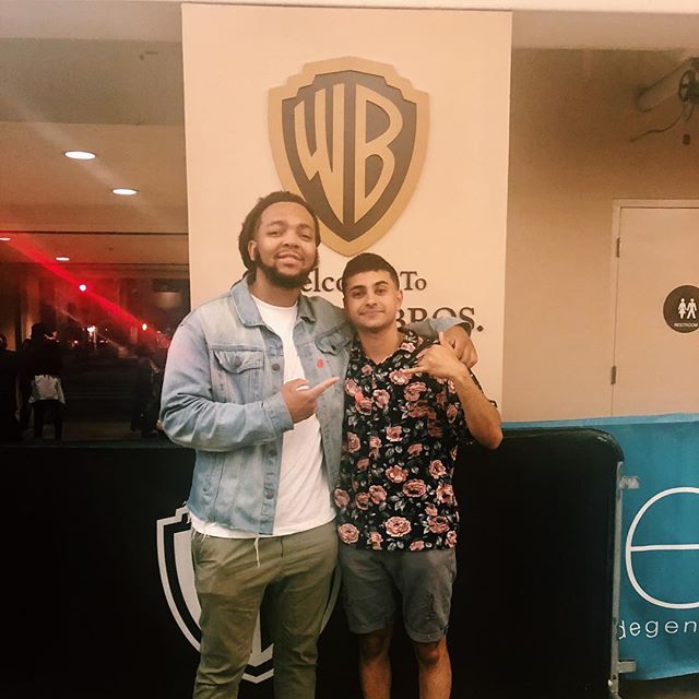 With my brother @adamgharibdp at a private screening of one of his short films he was part of. I&rsquo;m so proud of this dude and the consistent hard work he has done since we touched down in Cali. Honored to be able to take over this industry with 