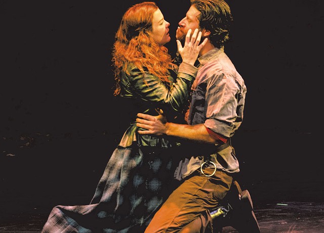 Pictured here with Chris Caswell - an electrifying Lady Macbeth. Would share the stage with her any day! Such a generous, smart, and talented artist.
