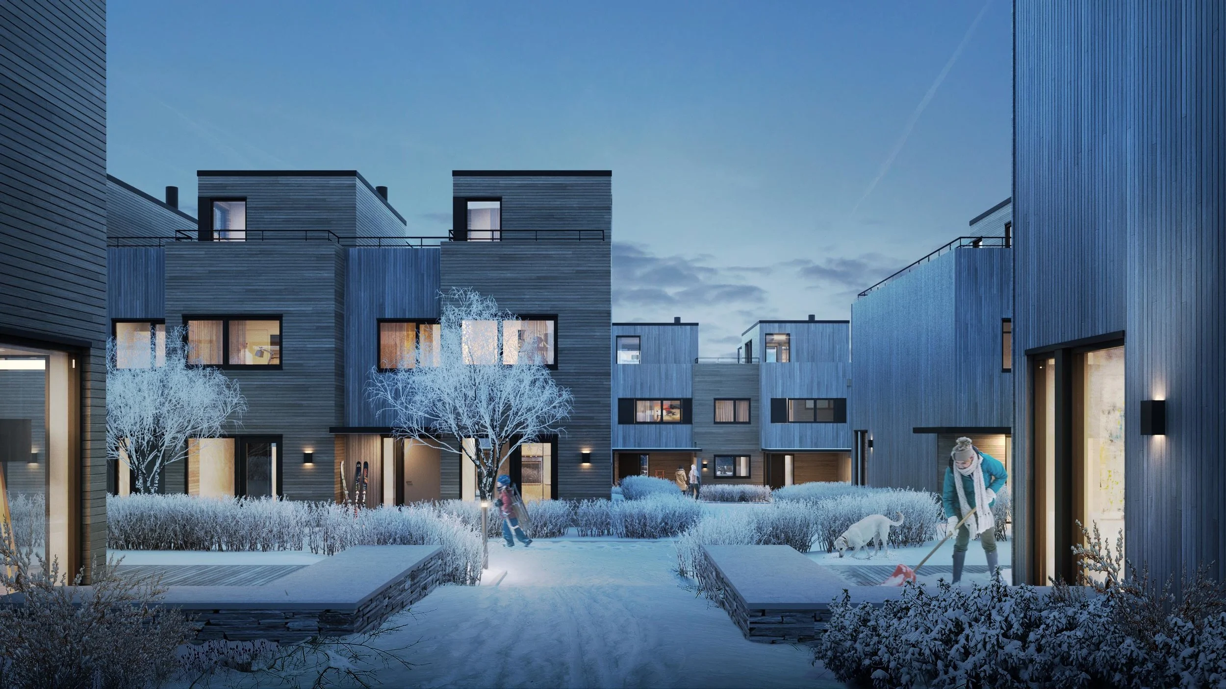 NYE REKKEHUS PÅ KJELSÅS, 33 ENHETER, RETT MOT MARKA OG UTSIKT OVER HELE OSLO