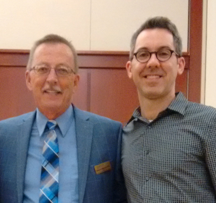 With Dr. Robert Waterson, Director of WVU CDCE