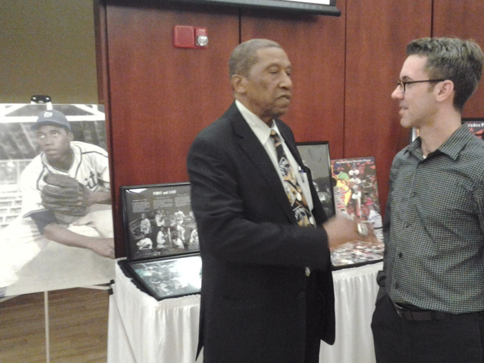 Pedro Sierra took a few minutes to tell me stories about his coach with the Washington Senators, Ted Williams.
