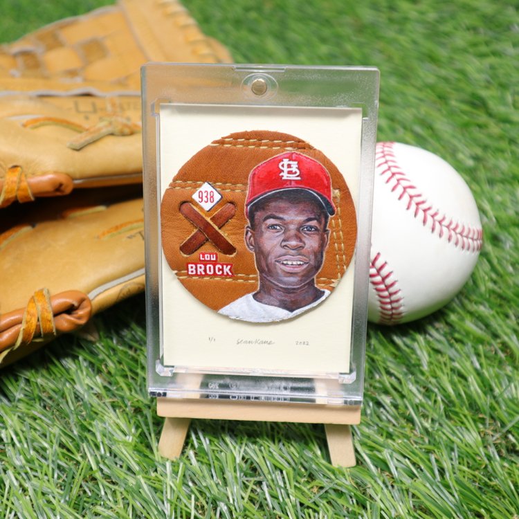 LOU BROCK VINTAGE COLLECTIBLE THE SPORTING NEWS BASEBALL CARD