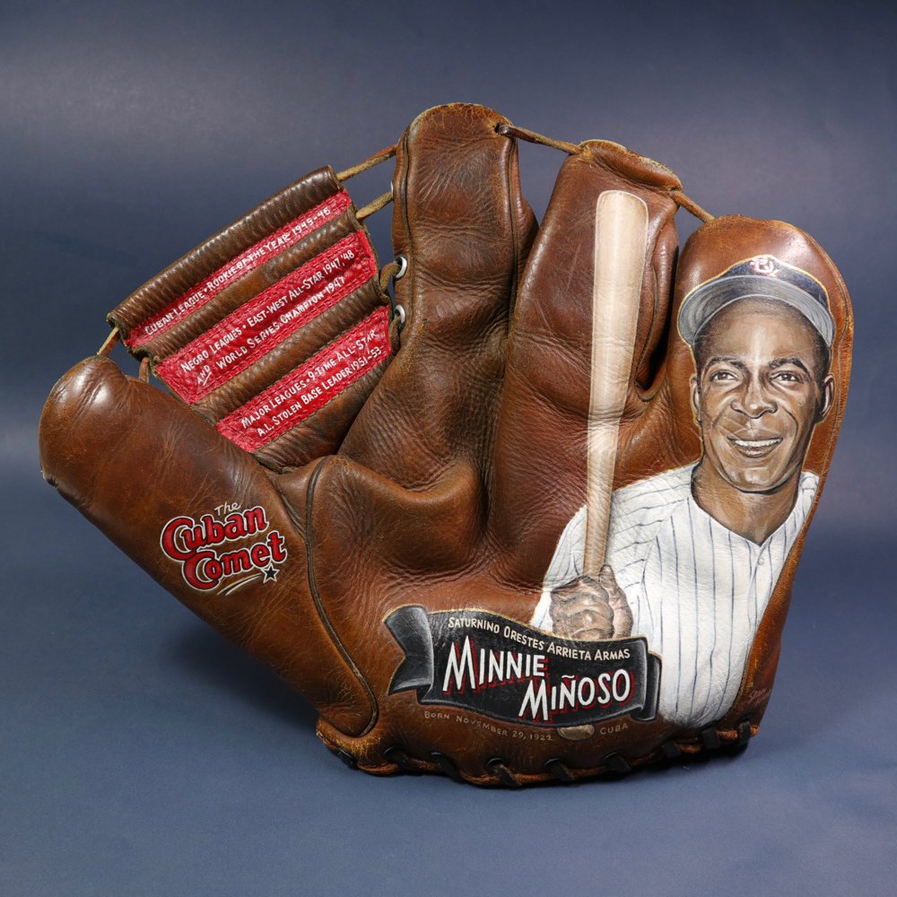 Yogi Berra Baseball Glove Painting — Sean Kane Baseball Art