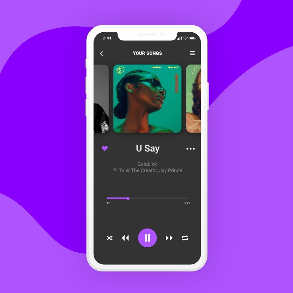 Daily UI 009, music player

#dailyui #dailyui009 #ui #music #musicplayer #madebylpoole #darkmode #design #graphicdesign