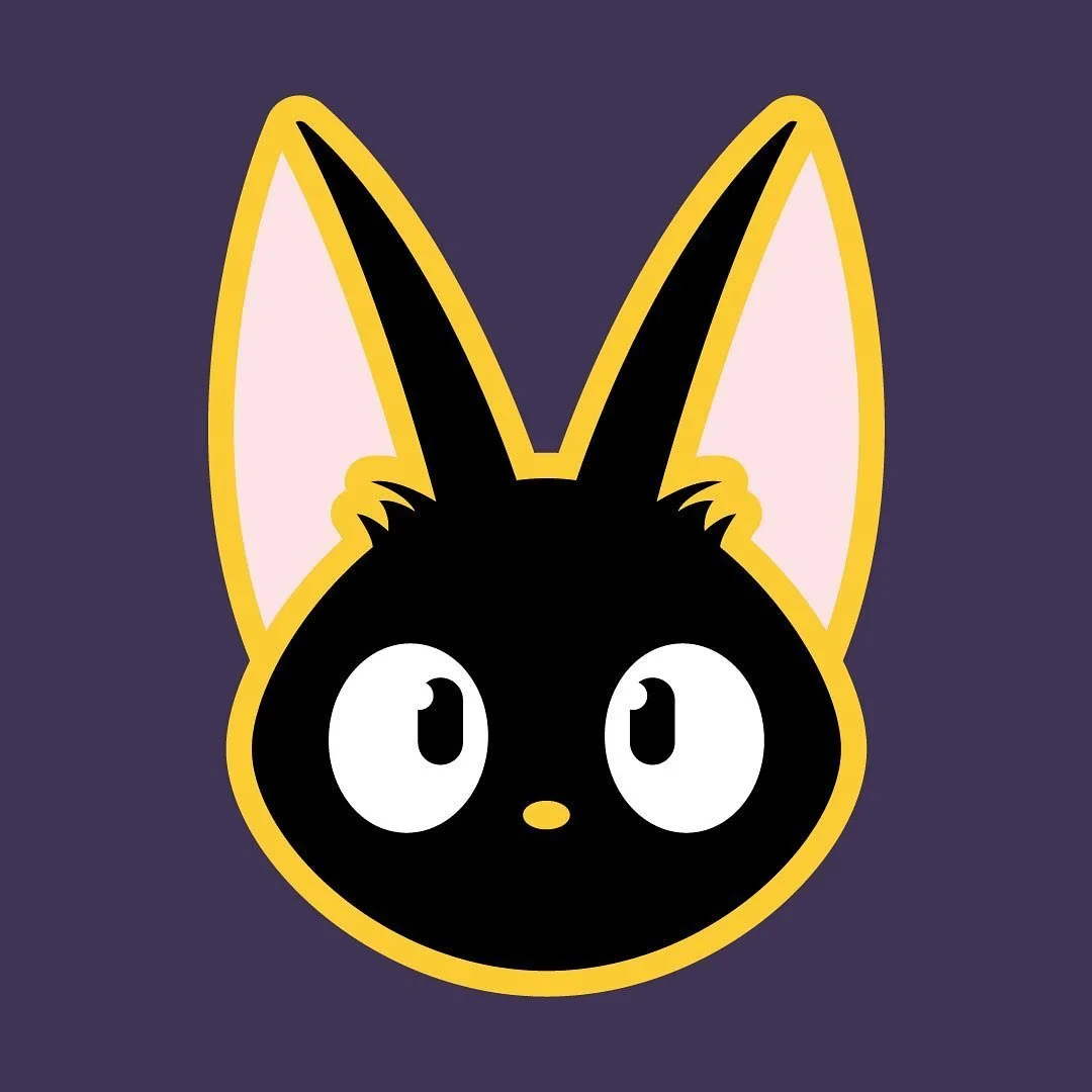 Another pin design, this time of #jiji from #hayomiyazaki &lsquo;s #kikisdeliveryservice 

#pin #pindesign #design #ghibli #cat #madebylpoole #pins