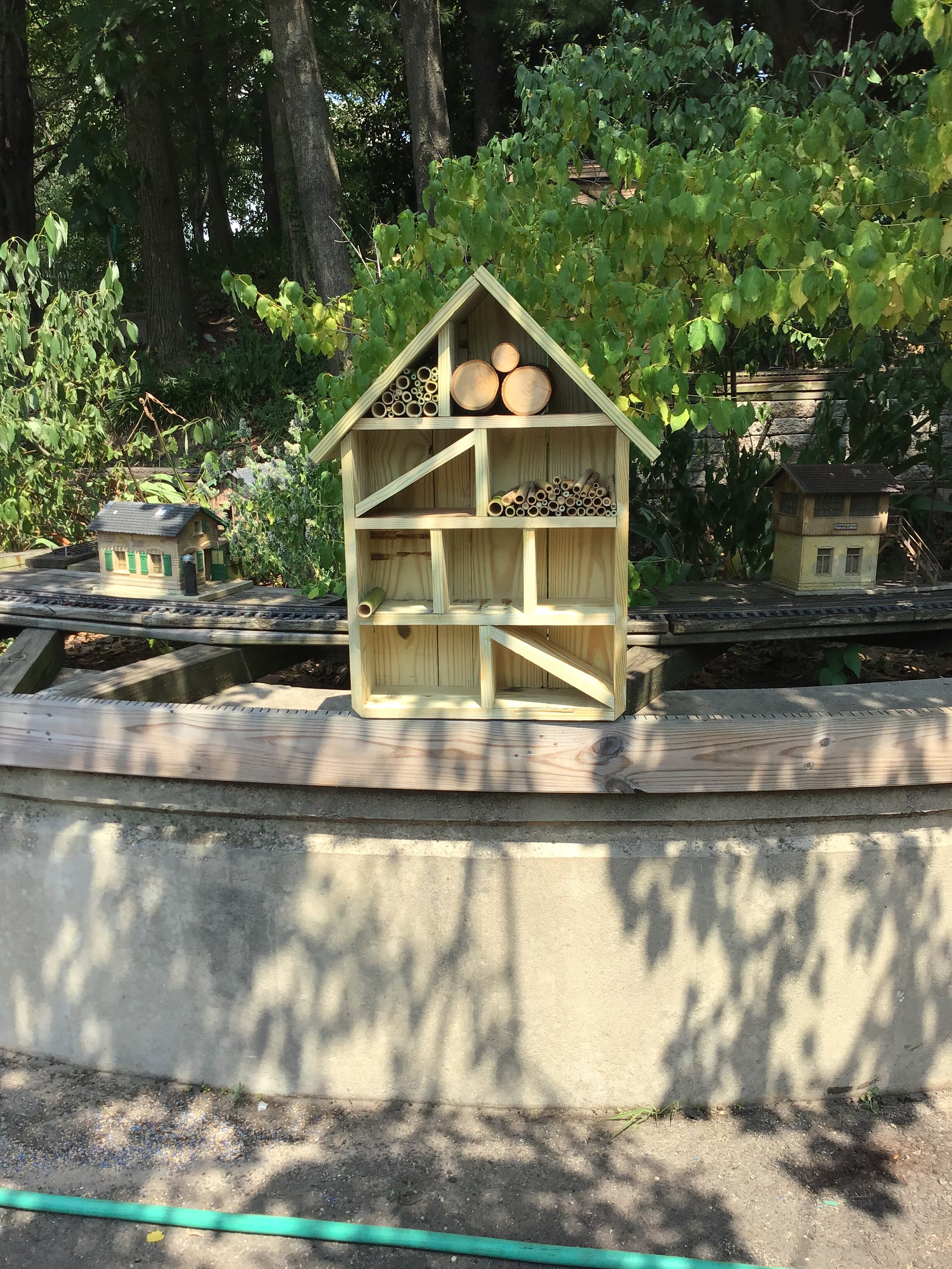An example of an insect houses created by the Camden Children’s Garden
