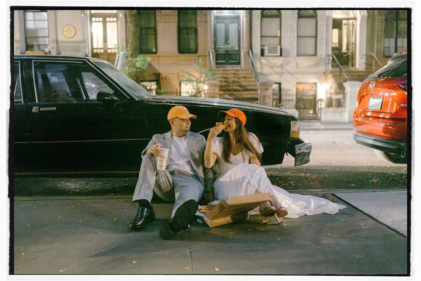 One year ago we were sharing pizza with Amanda &amp; Thomas on the streets of NYC. This weekend, they said their I do&rsquo;s surrounded by everyone they love with the stunning Catskills as a backdrop. My heart is overflowing with gratitude for their