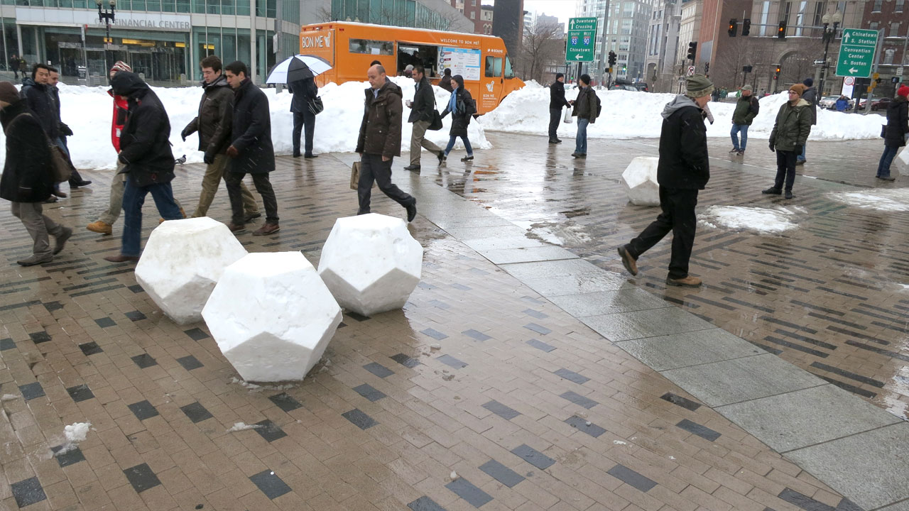 Snowdecahedrons | Dewey Square | 2015