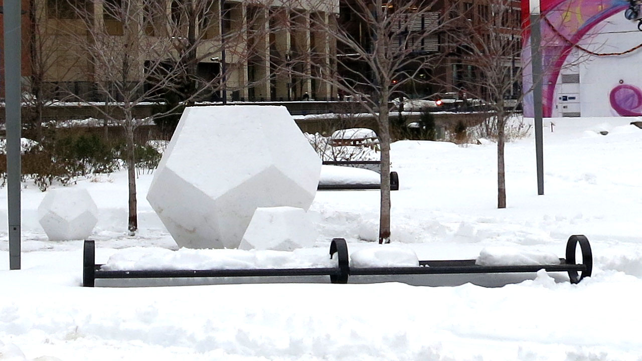 Snowdecahedrons | Dewey Square | 2015