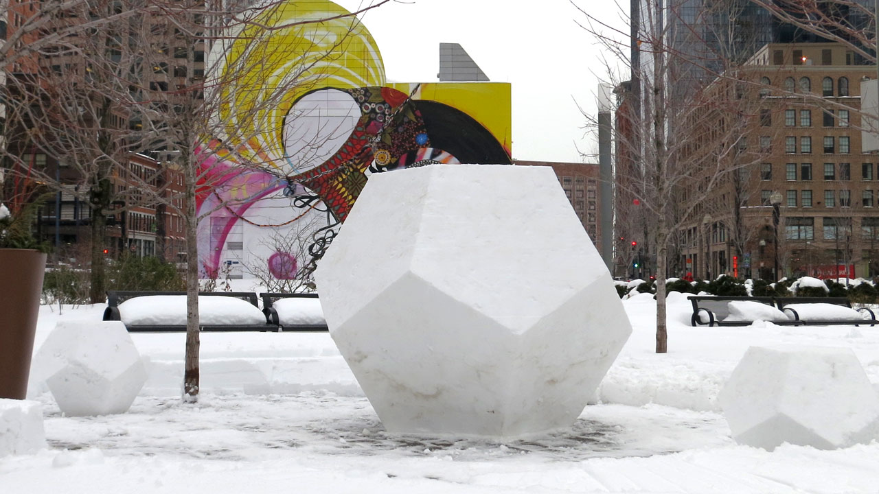 Snowdecahedrons | Dewey Square | 2015