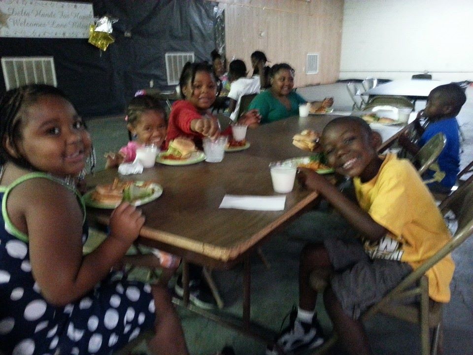 Smiling faces for the first week of the Summer Food Service Program