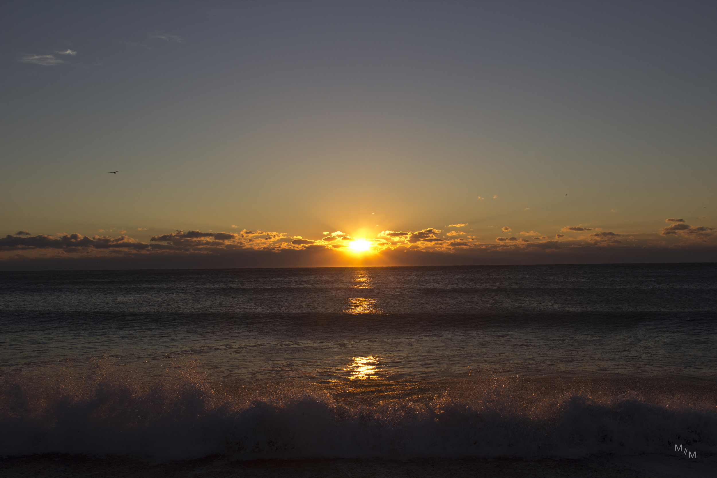 Sunrise at 7:25 am