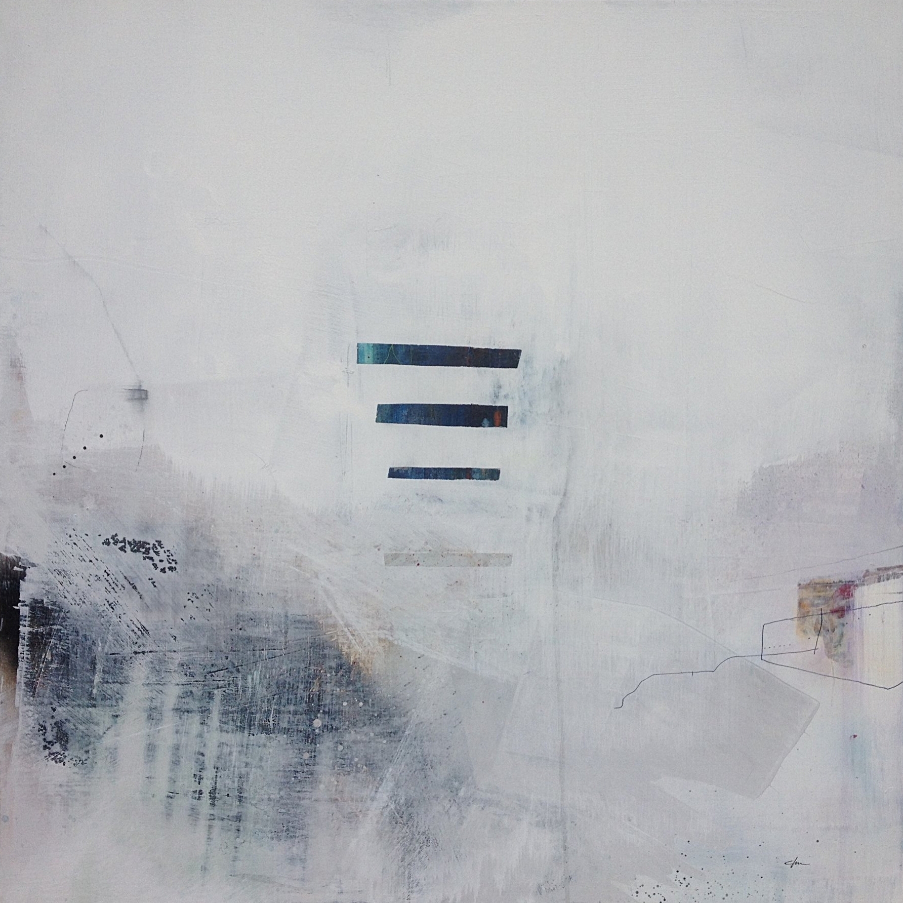 36" x 36" x 1.5" oil, and acrylic paint on stretched canvas • 2016 | GDCA Gallery