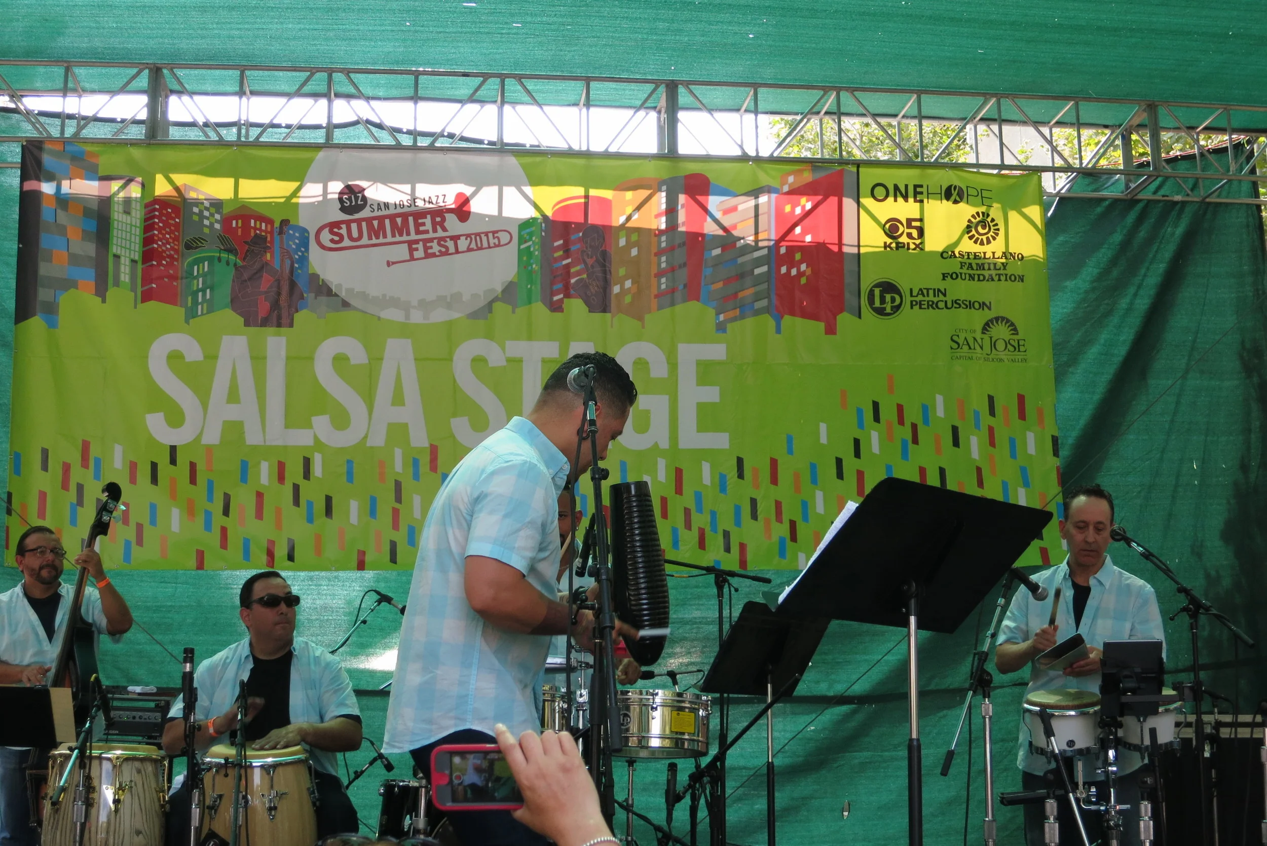 Band playing...