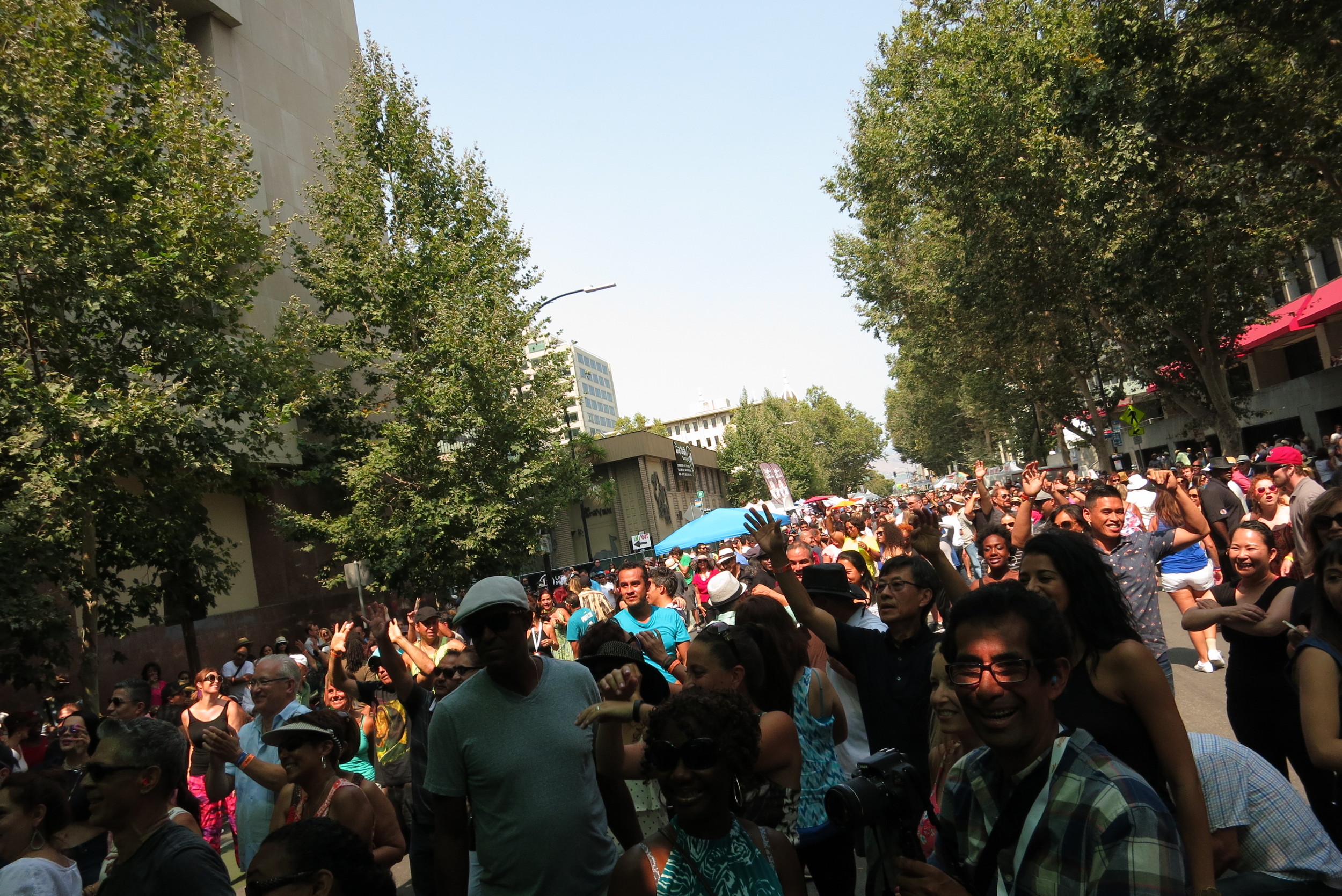 The crowd!