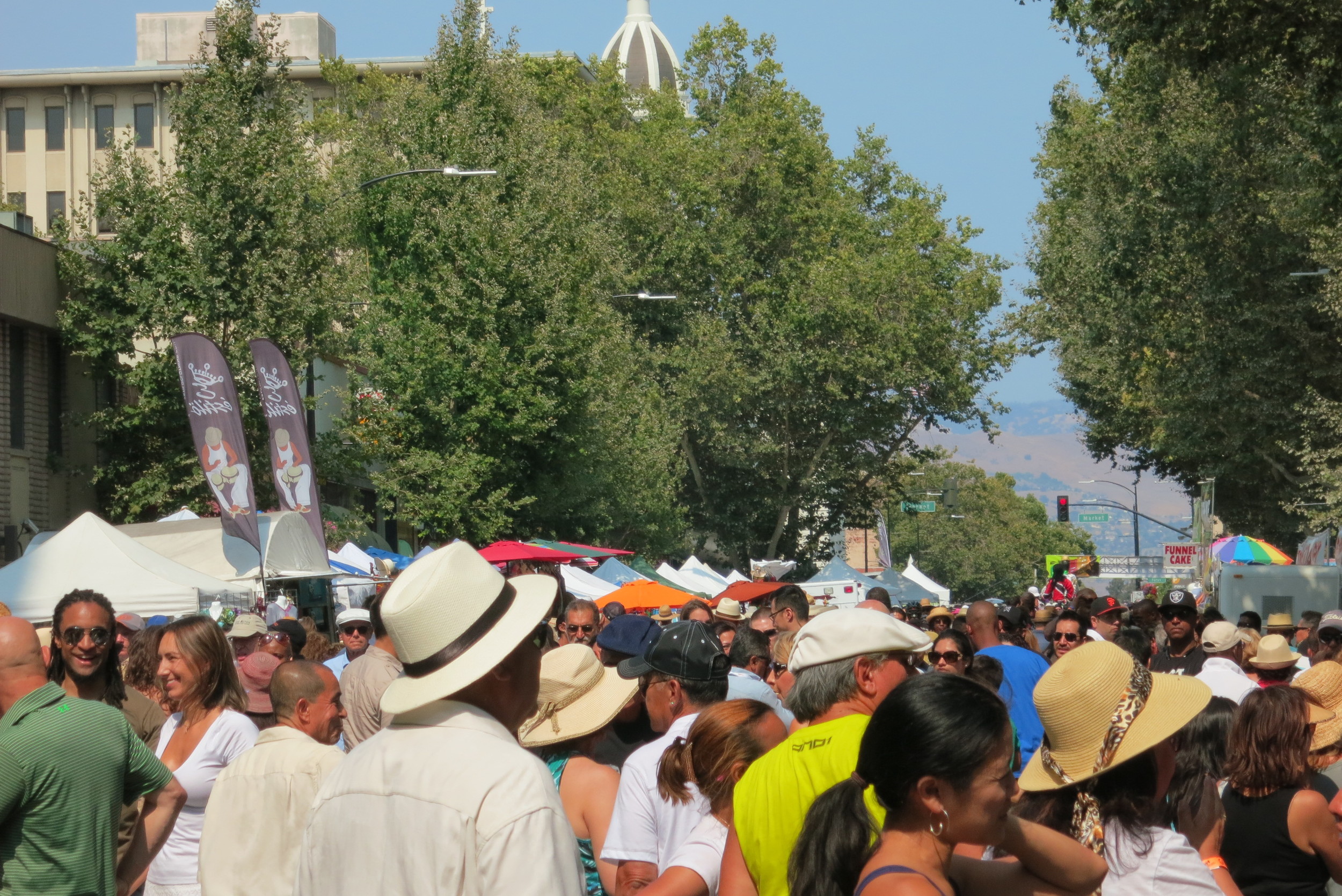 The crowd...