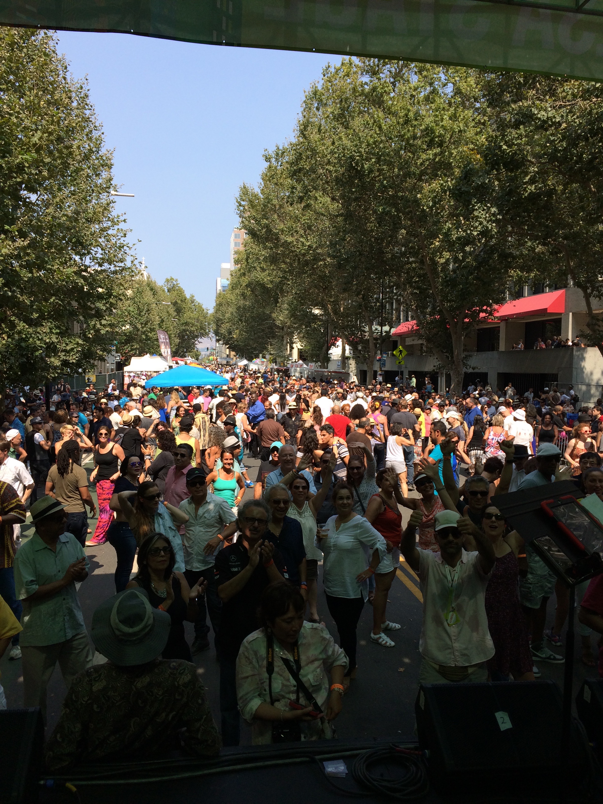 View from the stage...