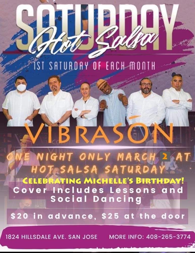 Conj. VibraSON LIVE at Hot Salsa Saturdays, March edition