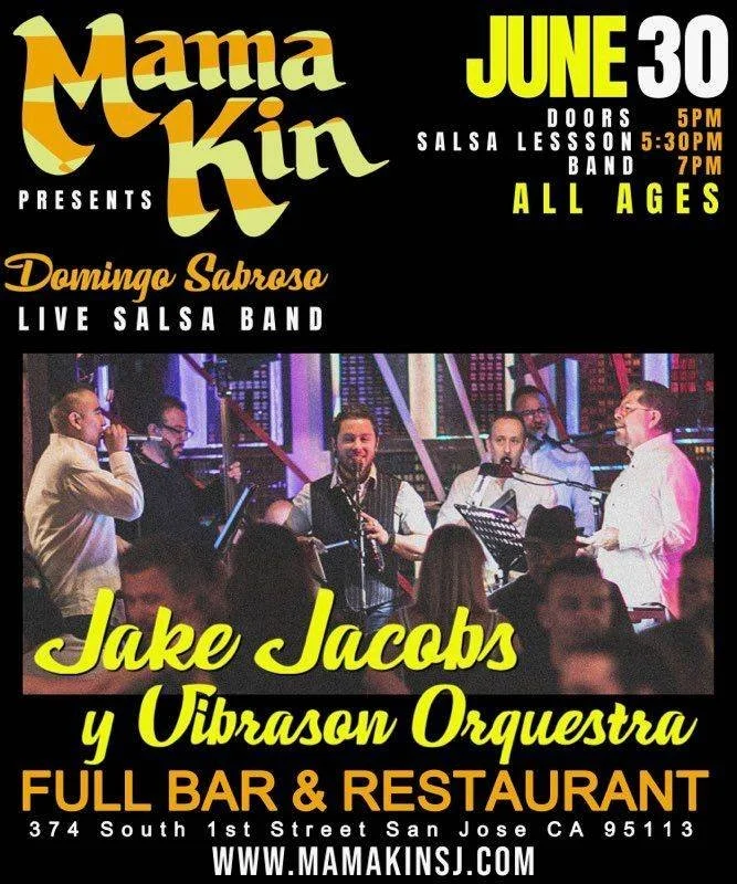 Conj. VibraSON LIVE at Mama Kin Salsa Sundays!  30 June 2024