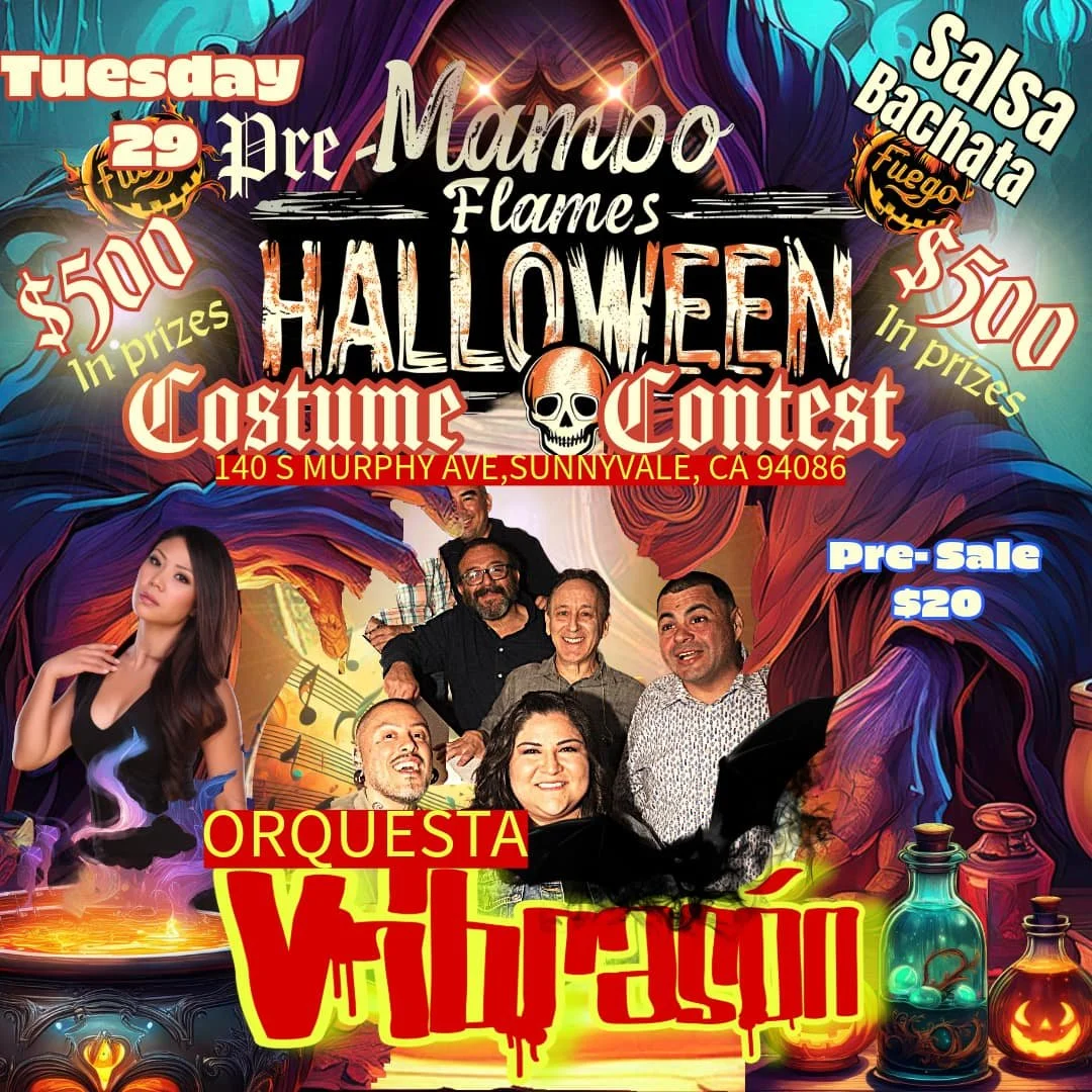 Conjunto VibraSON LIVE at Mambo Flames @Fuego PRE-Halloween Party!  29 Oct