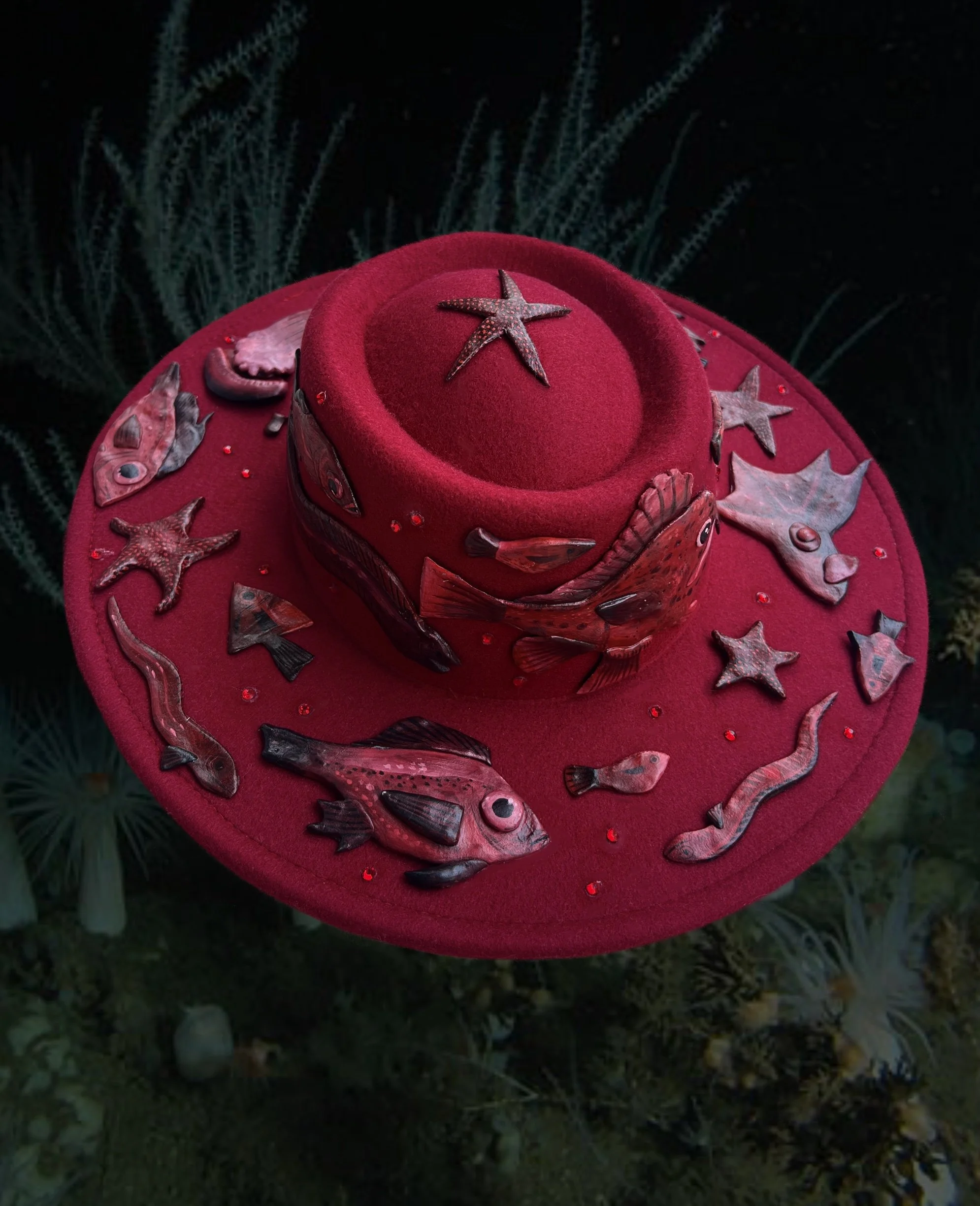 Deep Sea Red Fish Hat