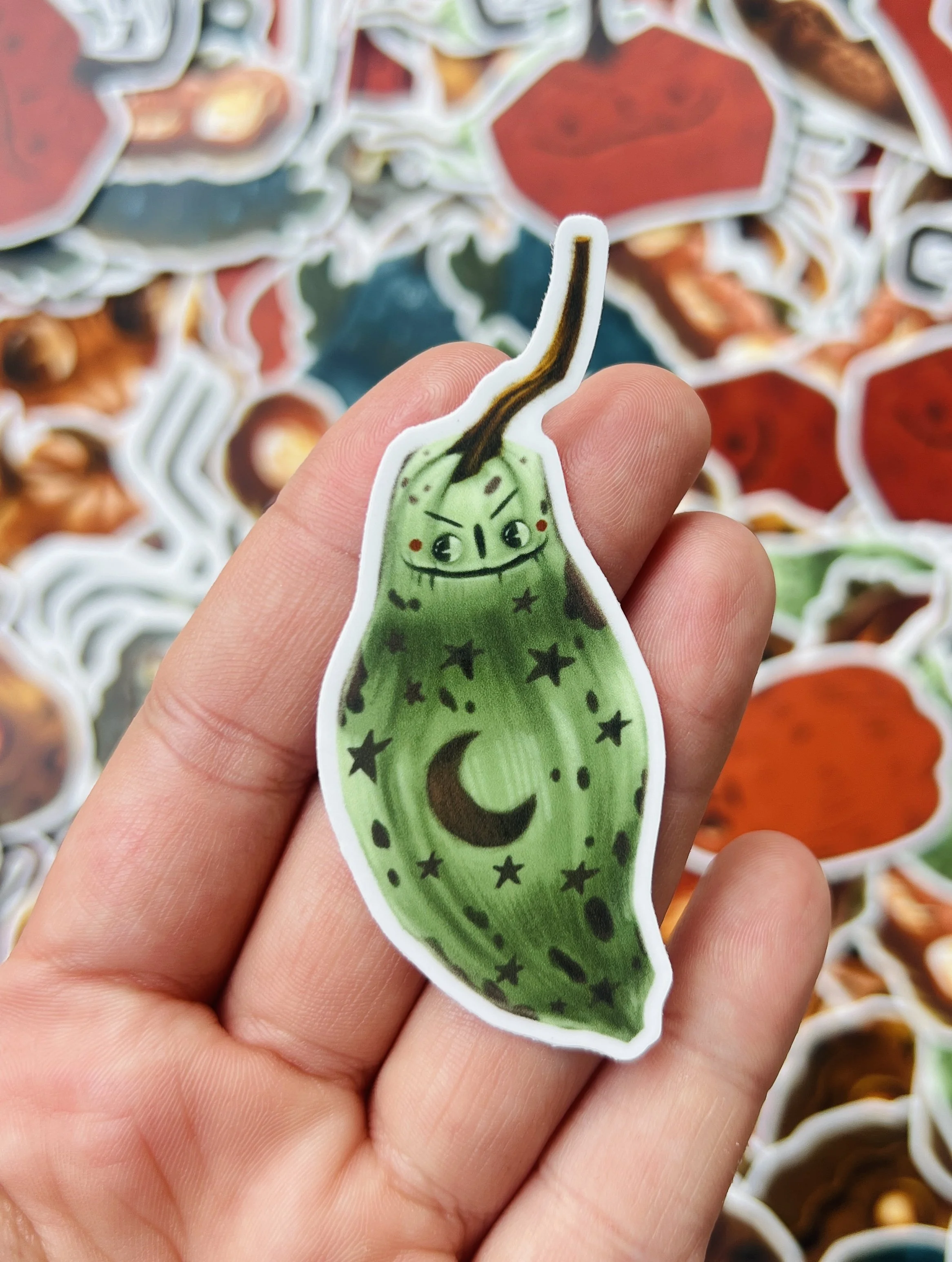 Scrubby Sticker 1"x3"