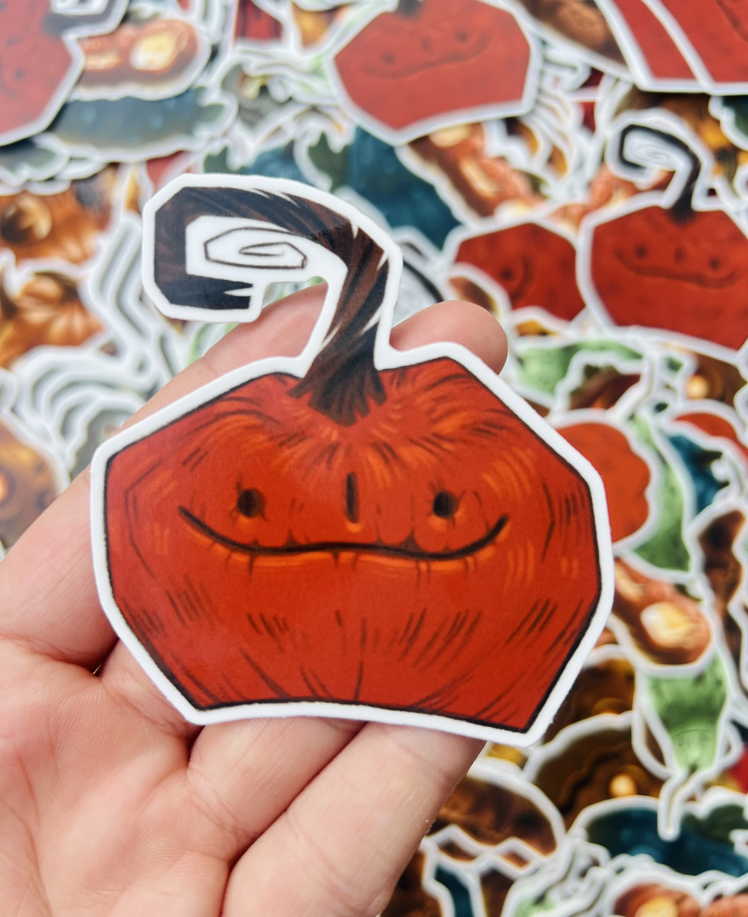 Dewey Fronds Sticker 3"x3.5"