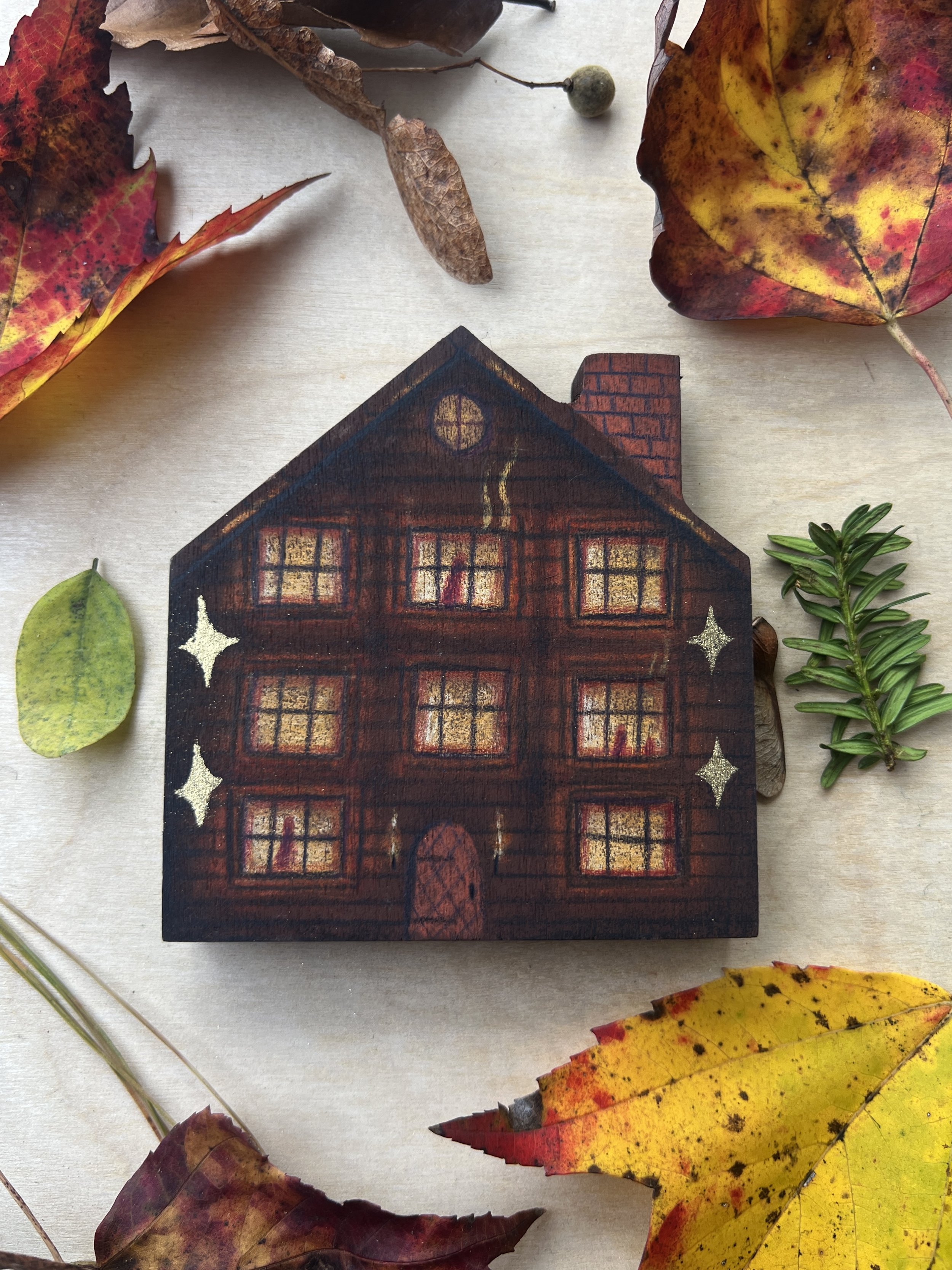 Hill House 3.5"x3.5"