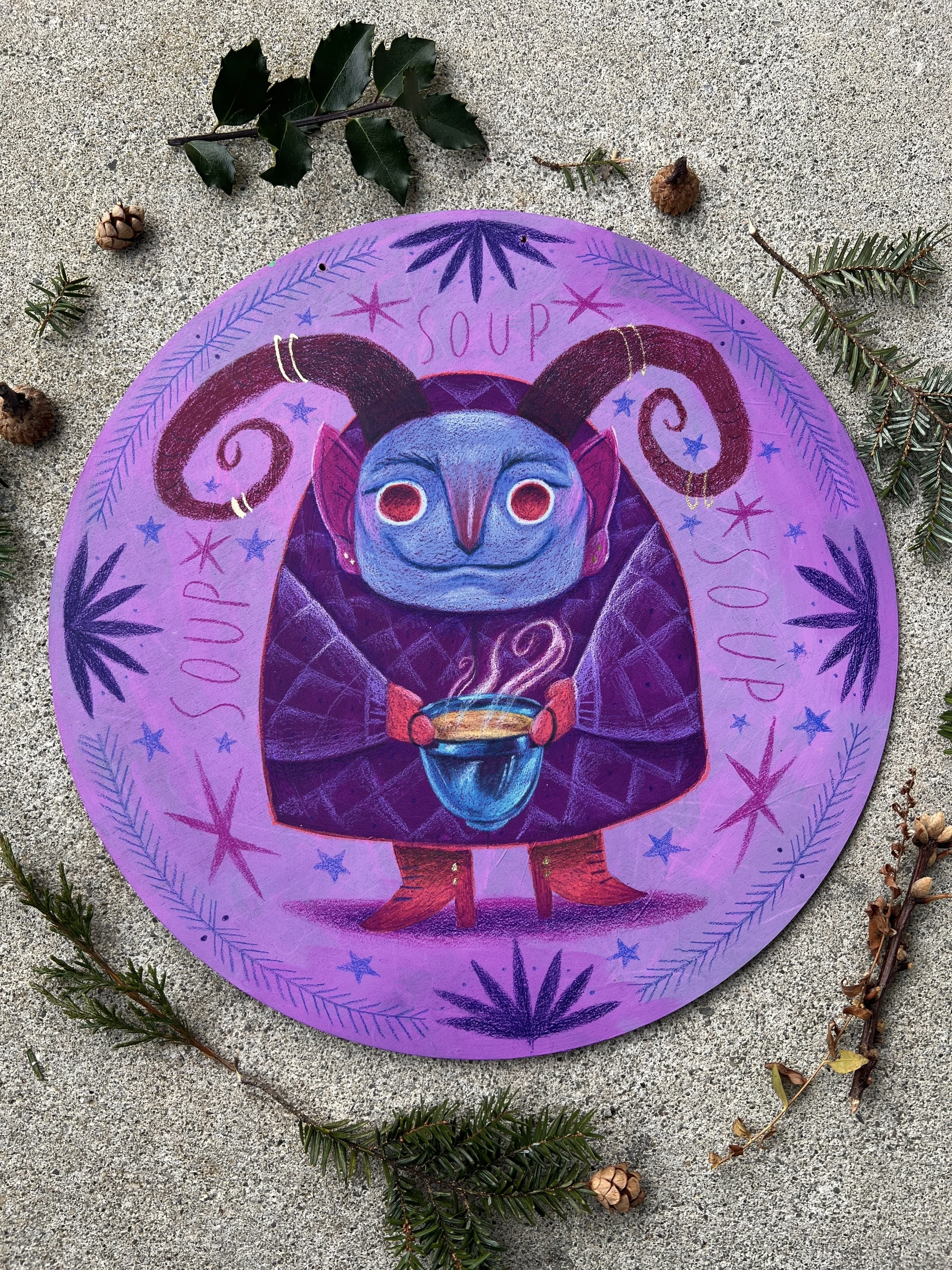 Meffle O'Day 12"x12"