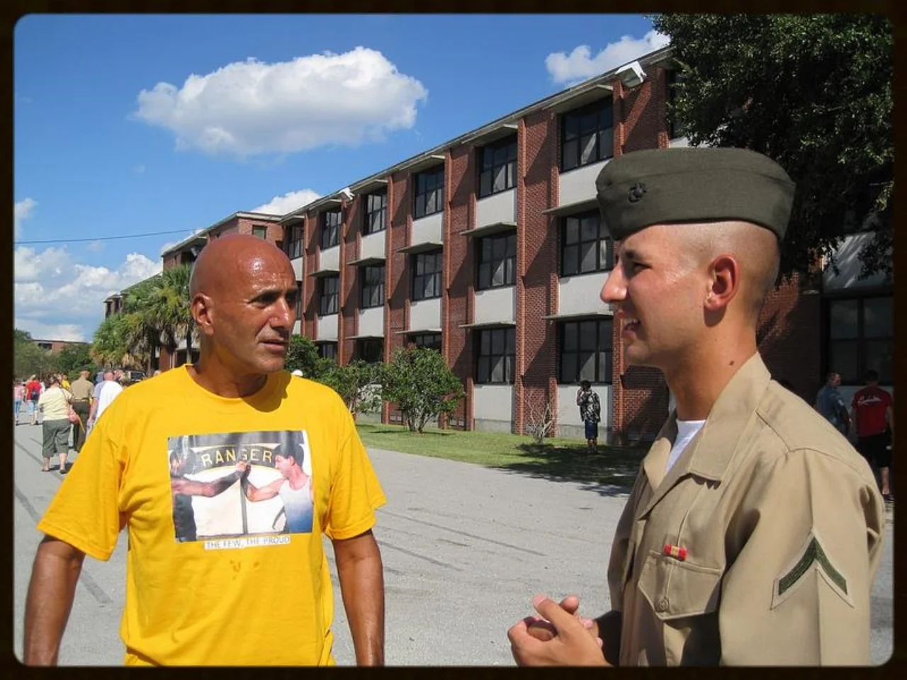 Thursday, September 16, 2010. With my son, Lance Corporal Mike Ankony, US Marine Corps Recruit Depot, Parris Island, South Carolina.