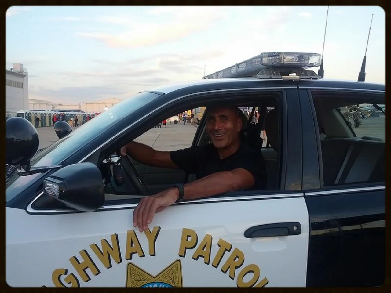 Saturday October 13, 2012. Home again in the scout car . Marine Corps Air Station Miramar, California.