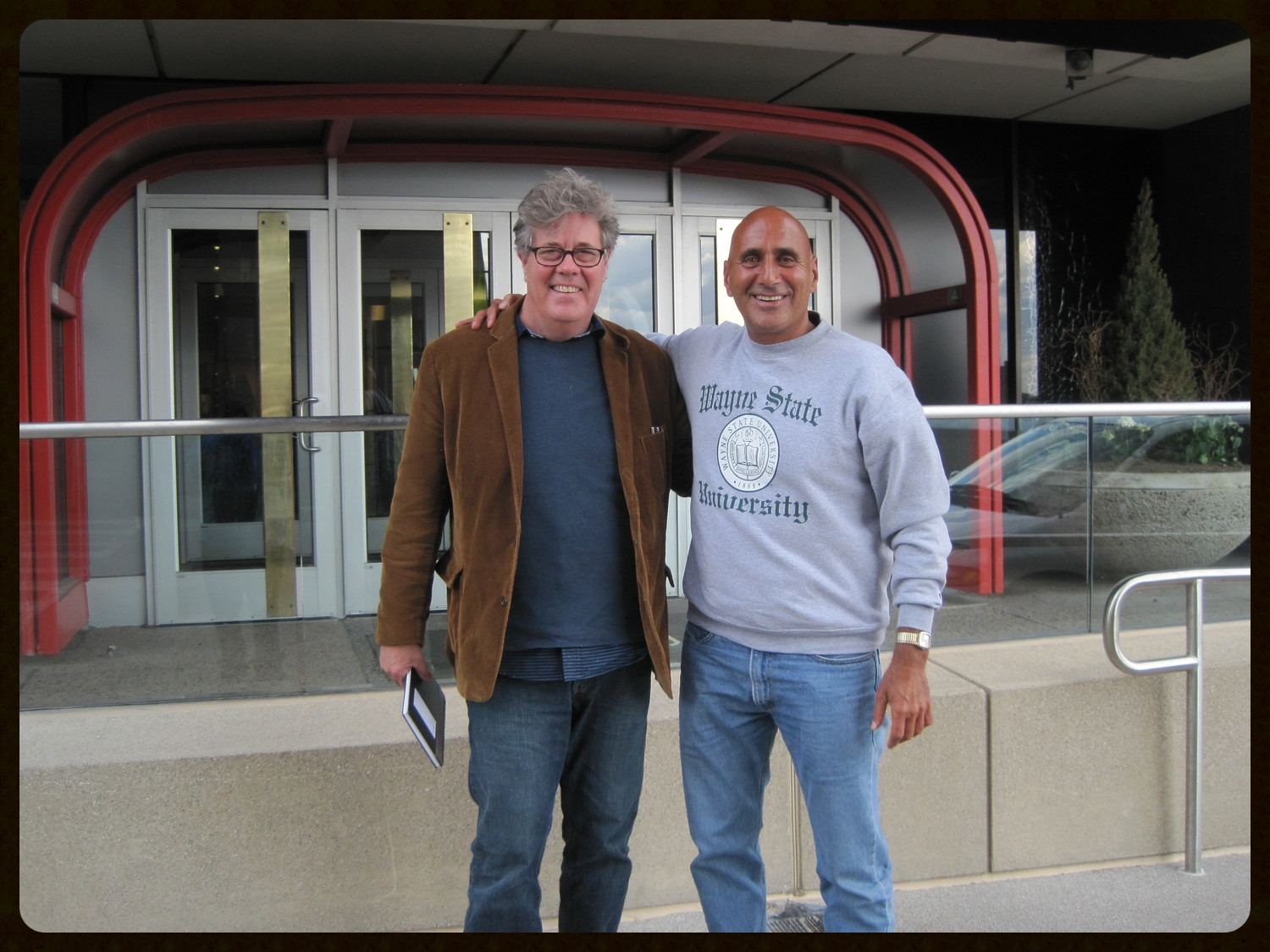 Saturday, May 3, 2014 , at the Marriott Renaissance Center, Detroit, with Pulitzer Prize-winning journalist, bestselling author, and Washington Post associate editor David Maraniss. David was here doing research for his book, Once in a Great City: A Detroit Story .