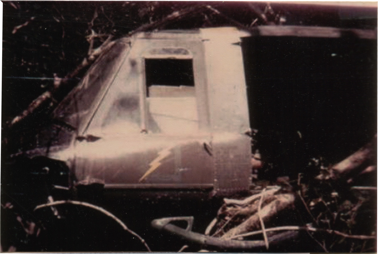 Signal Hill, first crashed Huey 