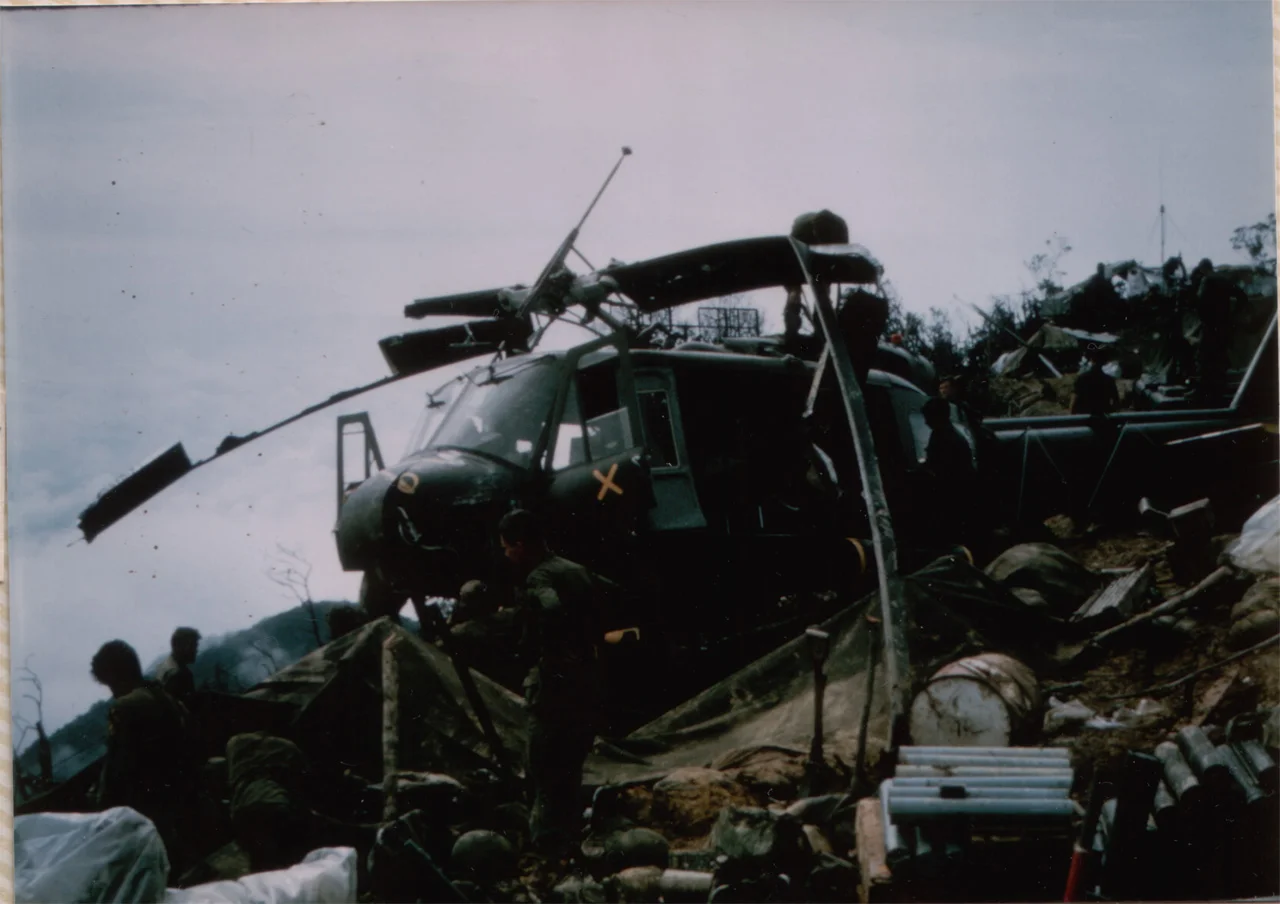Signal Hill, second crashed Huey