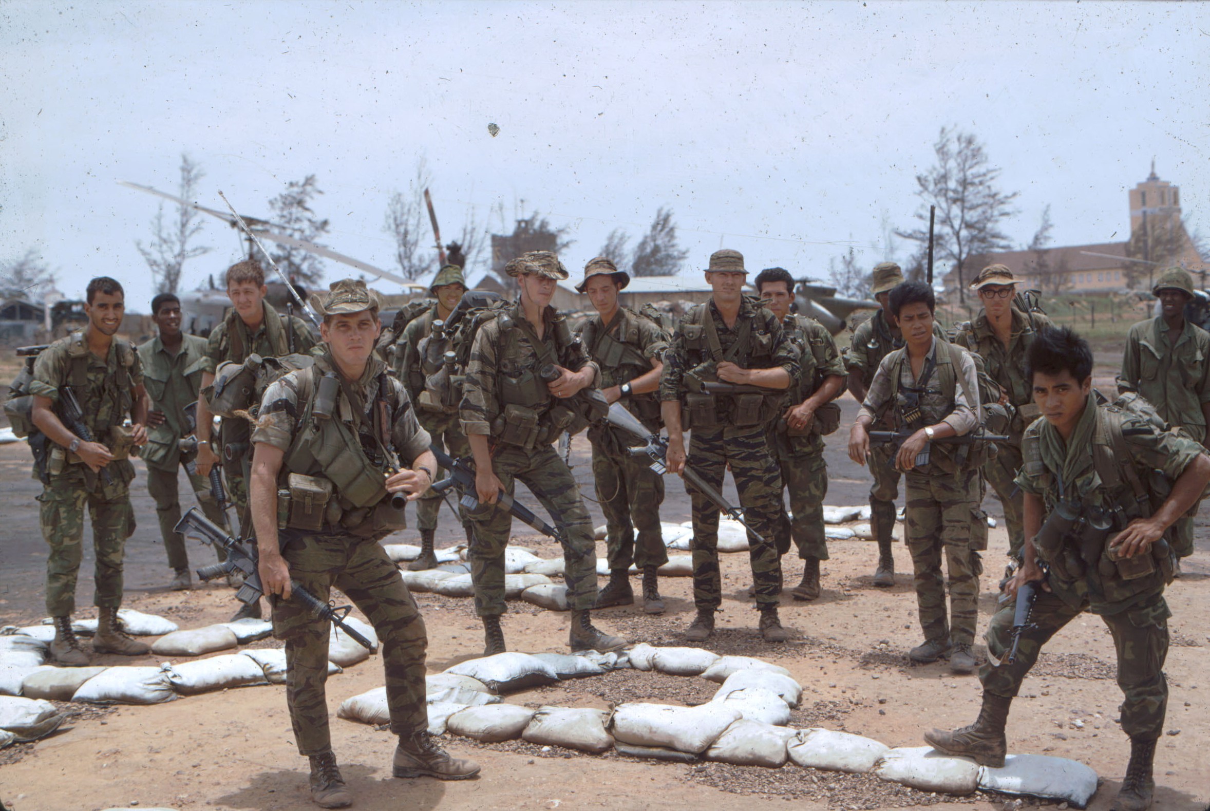 Two Ranger teams, Vietnam (me left)